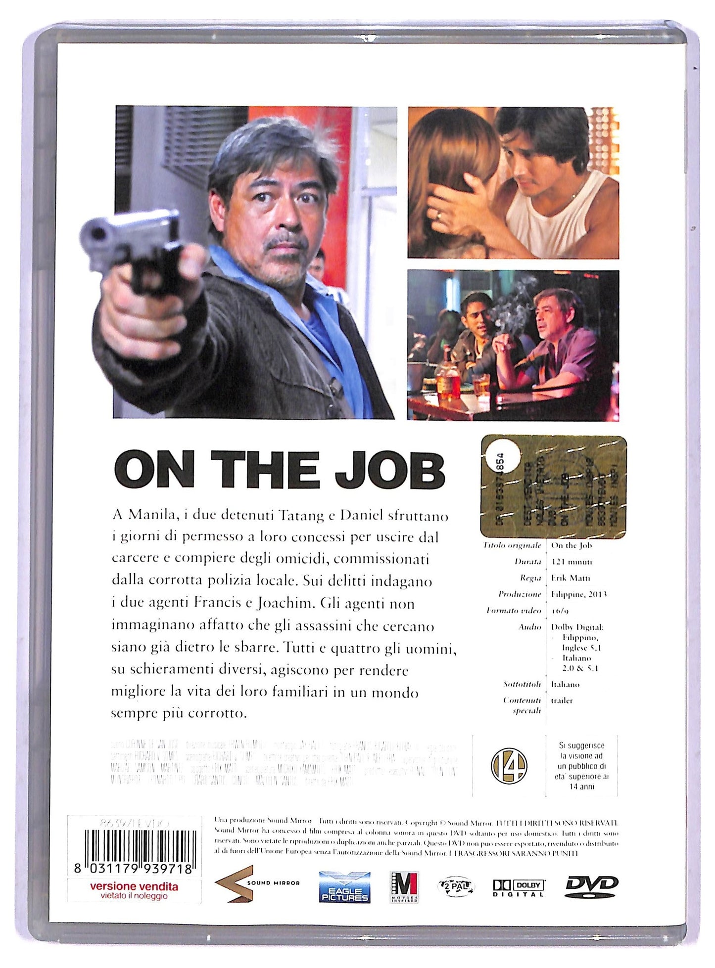 EBOND On the Job Noleggio DVD D800430