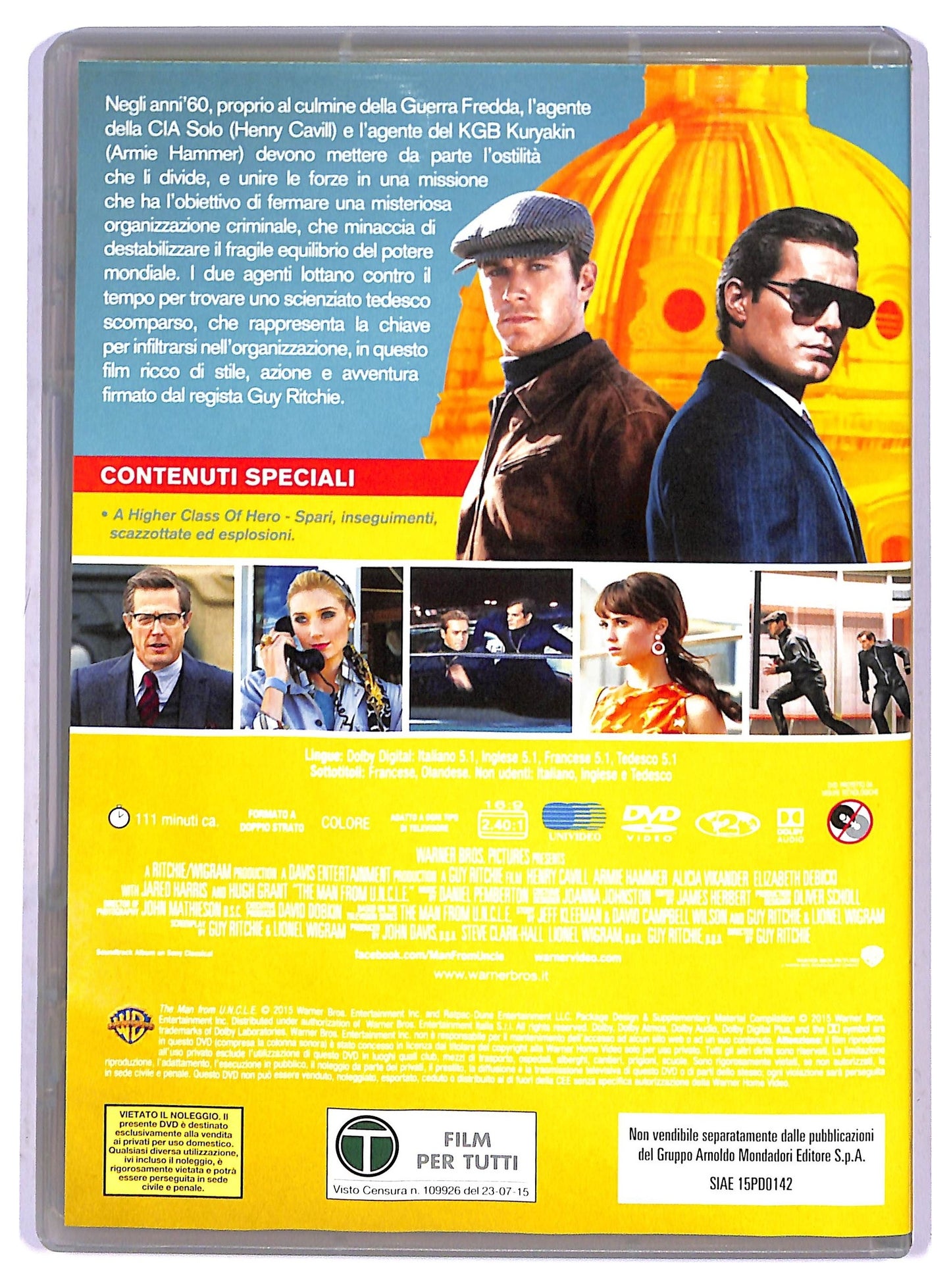 EBOND Operazione U.N.C.L.E. EDITORIALE DVD D800447
