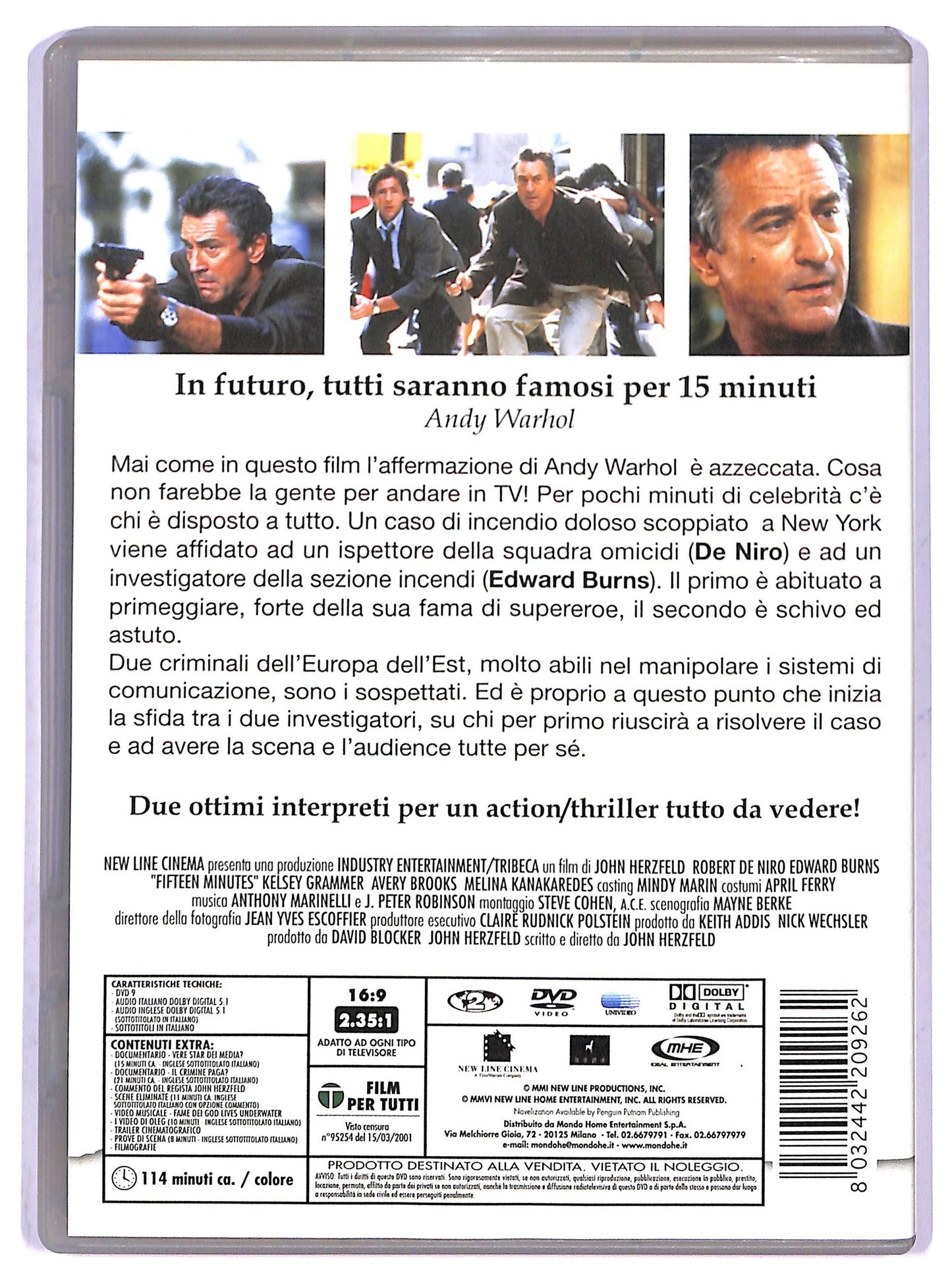 EBOND 15 minuti follia omicida a new york DVD D800454