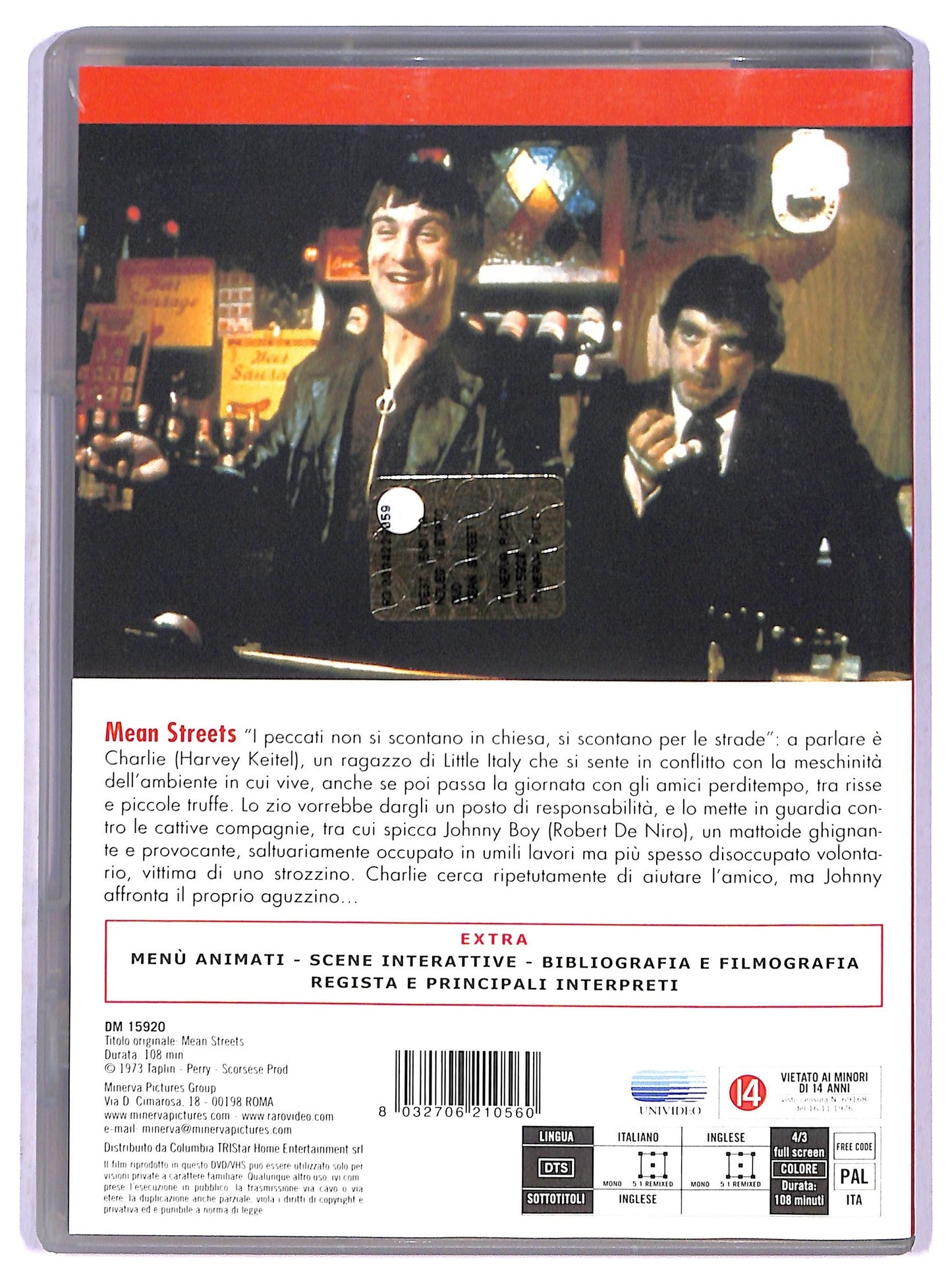 EBOND Mean Streets - Domenica In Chiesa, Lunedi All'inferno DVD D800534
