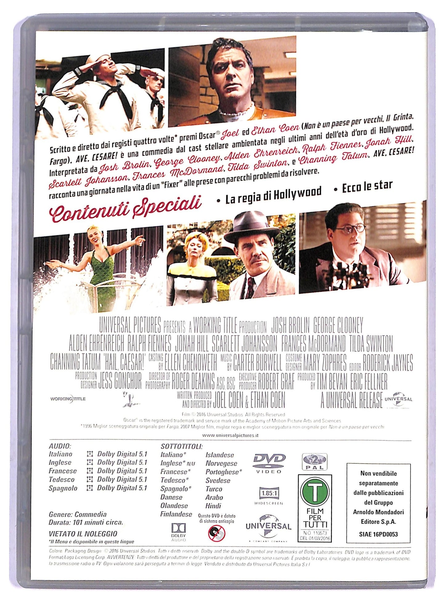 EBOND Ave, Cesare! EDITORIALE DVD D800612