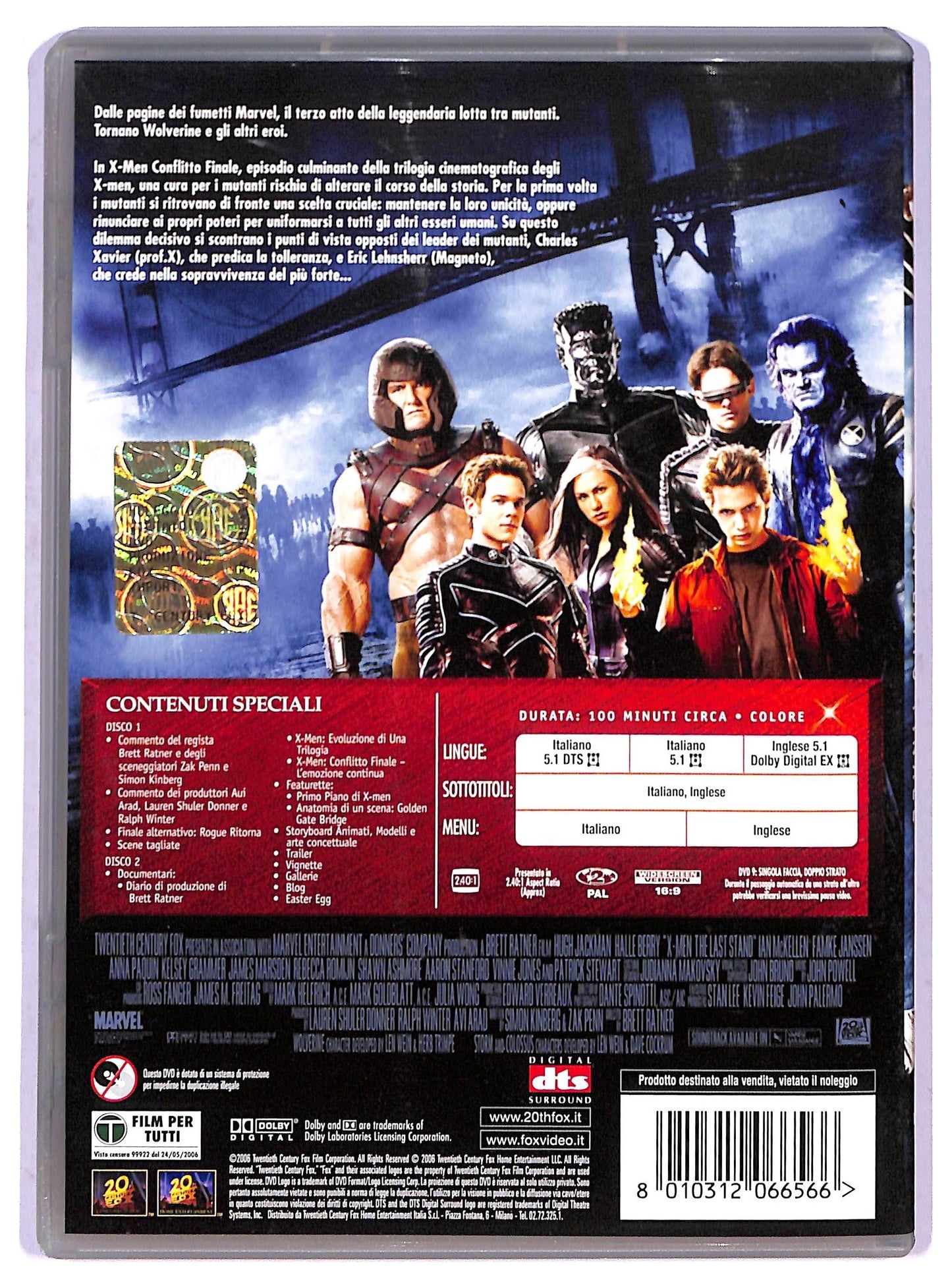 EBOND x - men conflitto finale DVD D800701