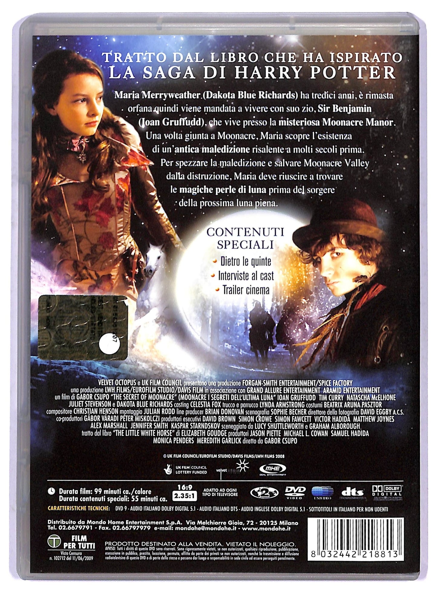 EBOND Moonacre I segreti dell'ultima Luna DVD D800816