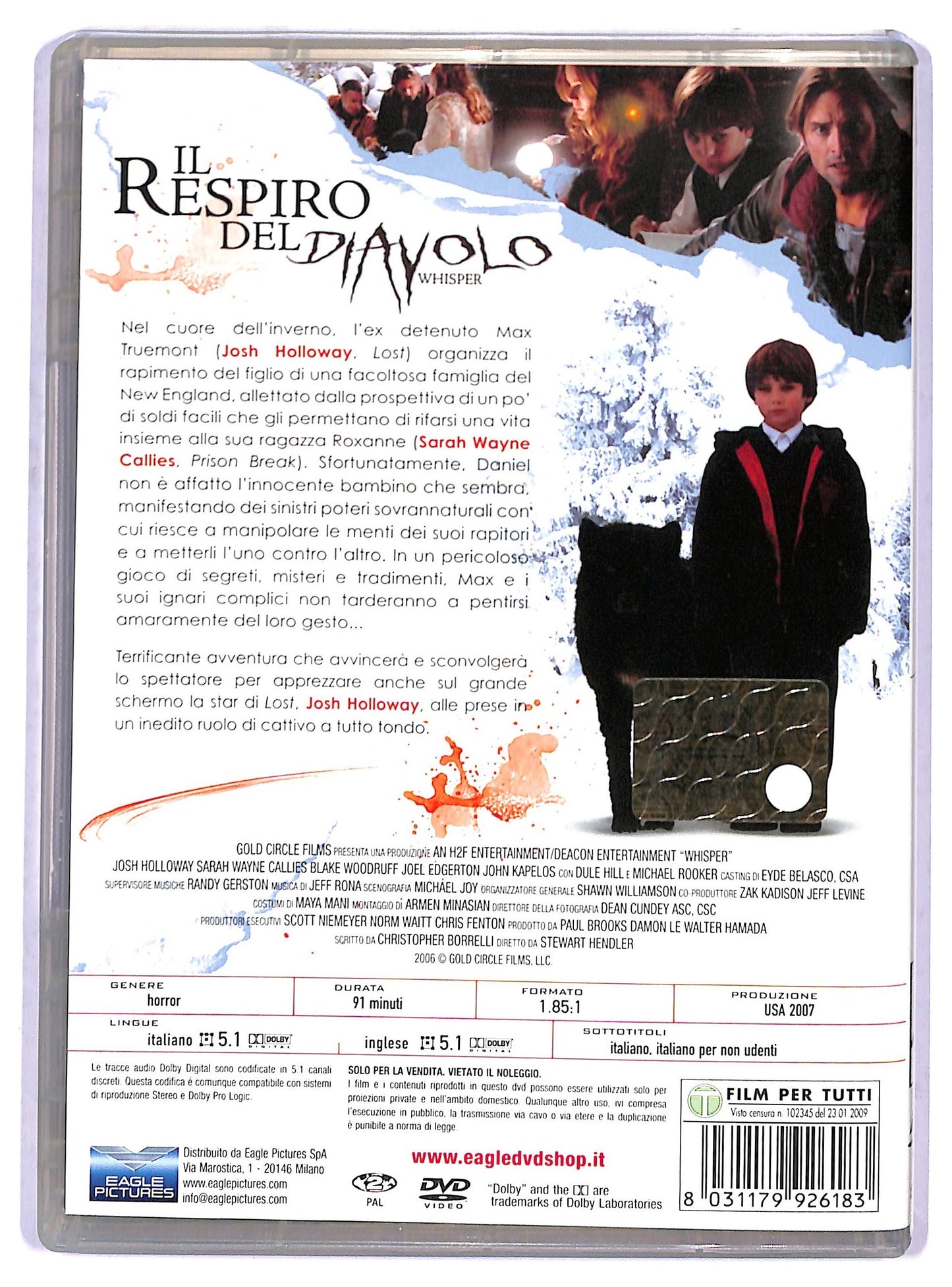 EBOND Il Respiro Del Diavolo DVD D800822