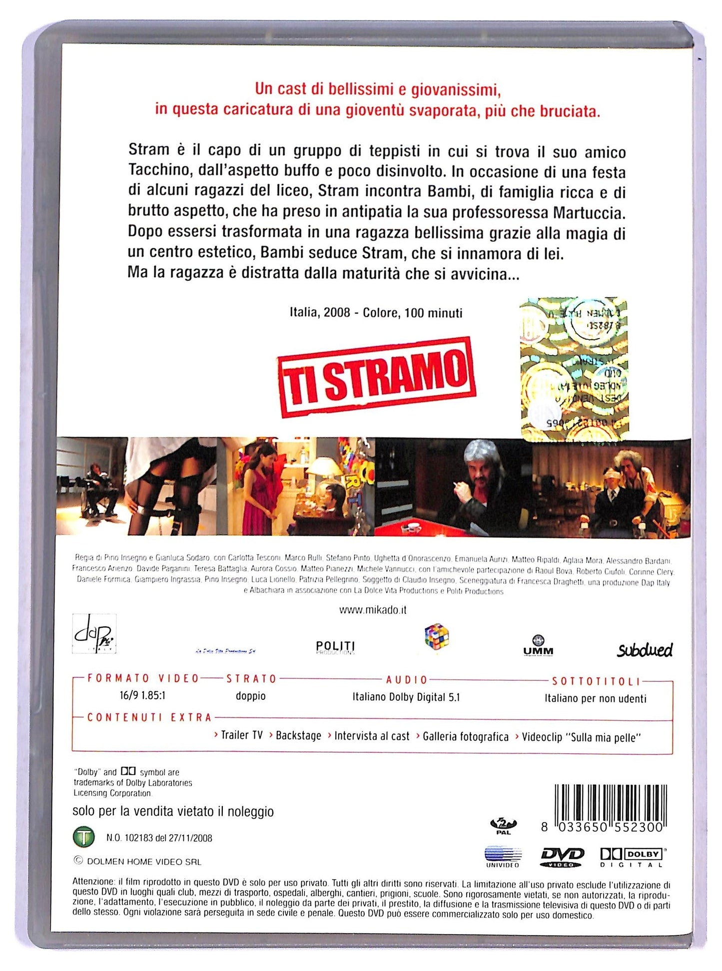 EBOND Ti stramo DVD D800837