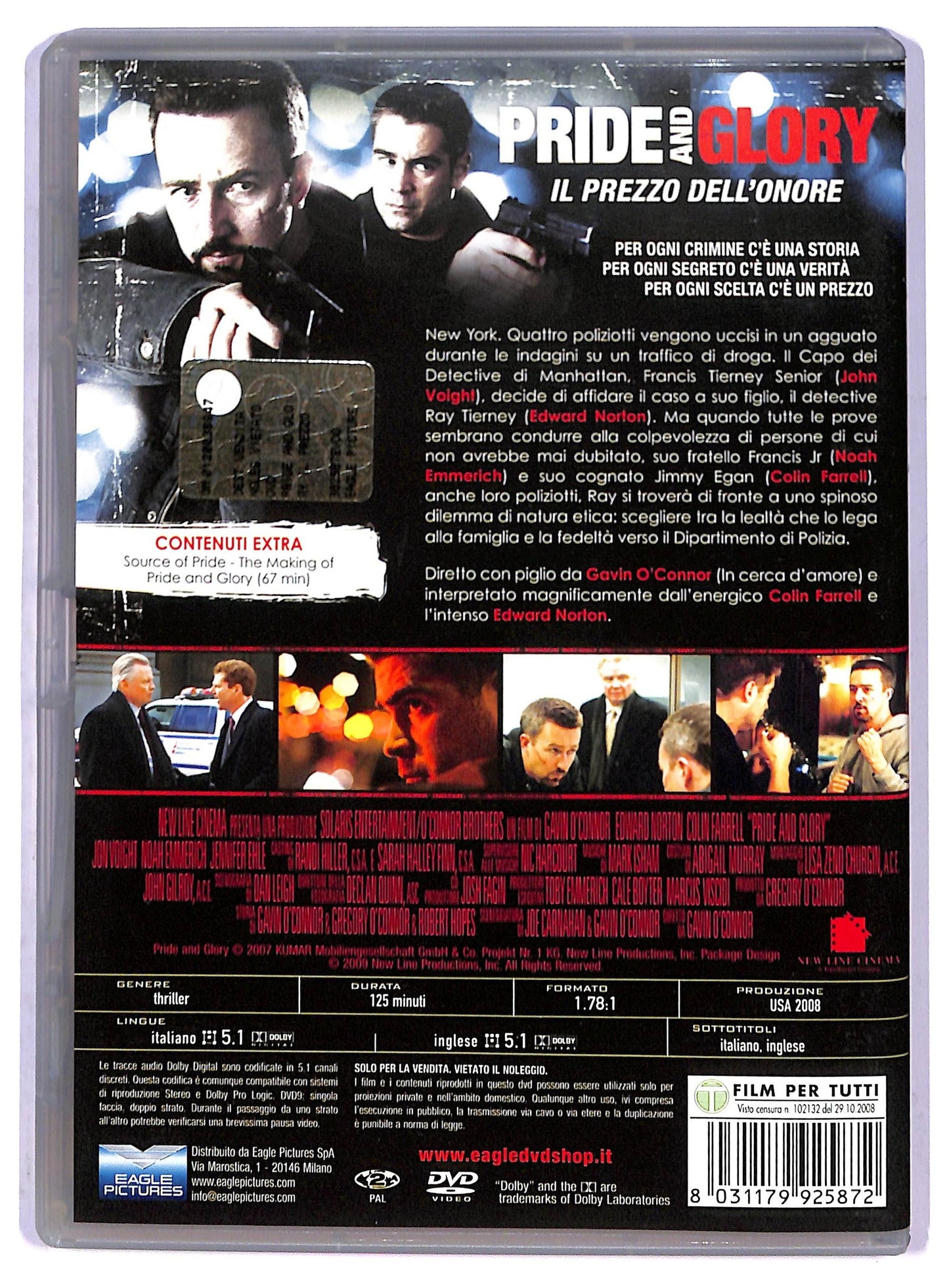 EBOND Pride and Glory - Il prezzo dell'onore DVD D800935
