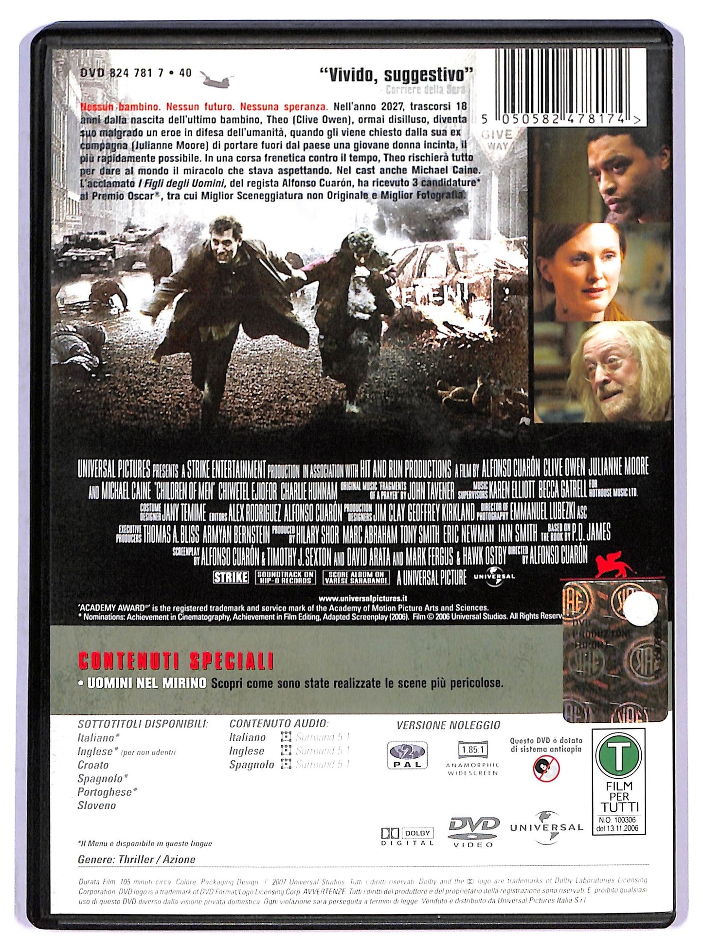 EBOND I Figli Degli Uomini DVD Ex Noleggio D801004