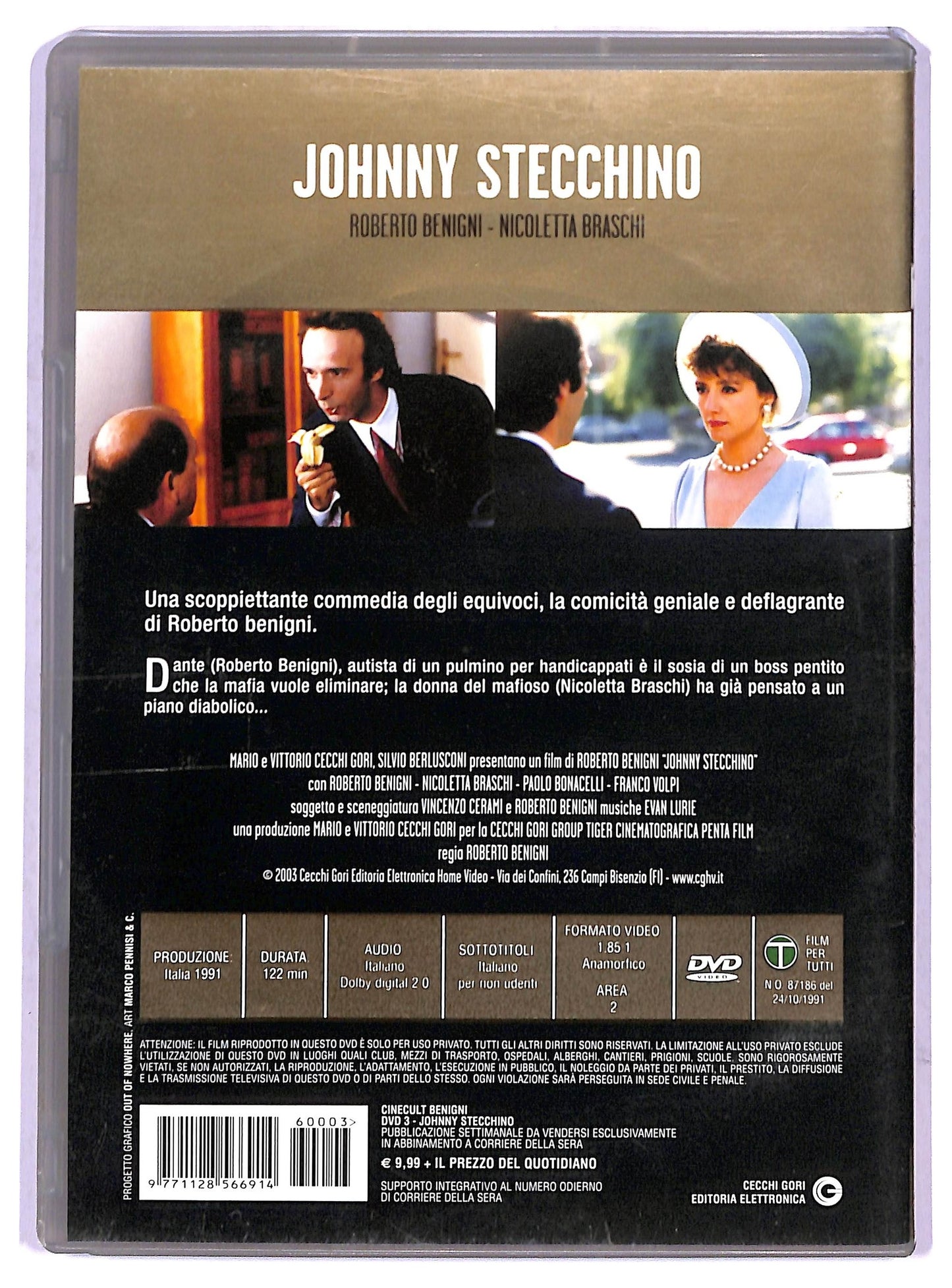 EBOND Johnny Stecchino DVD Editoriale D801201