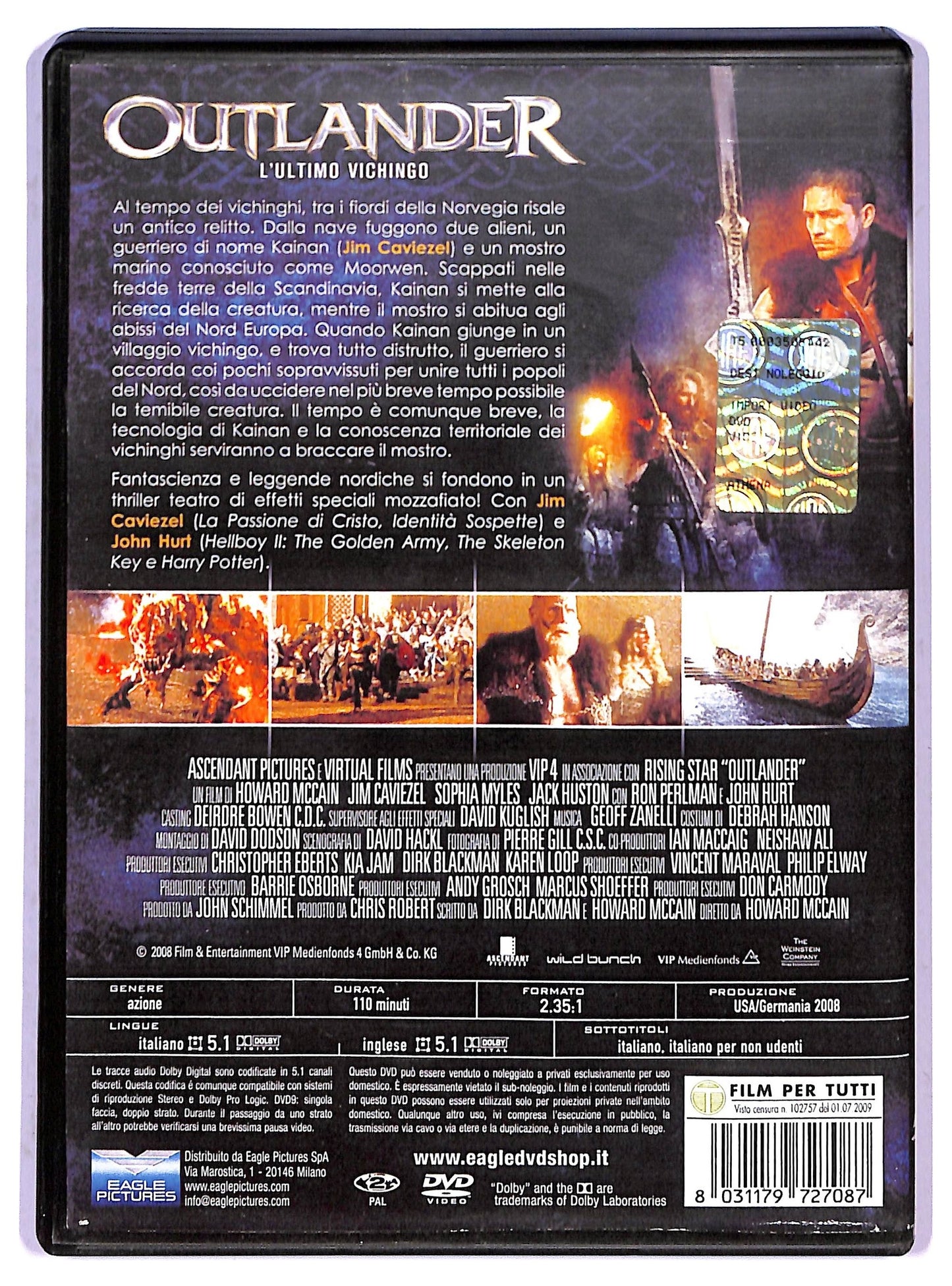 EBOND Outlander - L'ultimo vichingo NOLEGGIO DVD D801208