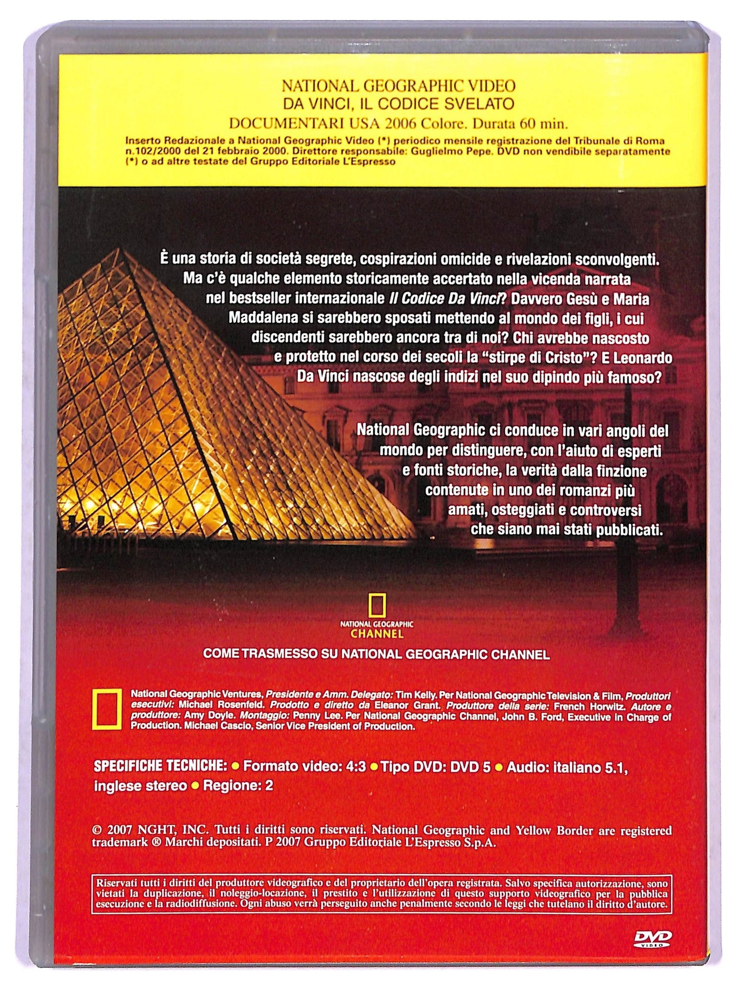 EBOND Da Vinci - Il codice svelato - National Geographic EDITORIALE DVD D801229