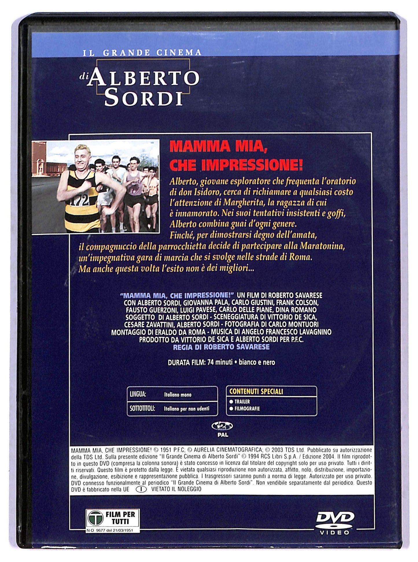 EBOND Alberto Sordi - Mamma Mia, Che Impressione! DVD Editoriale D801252