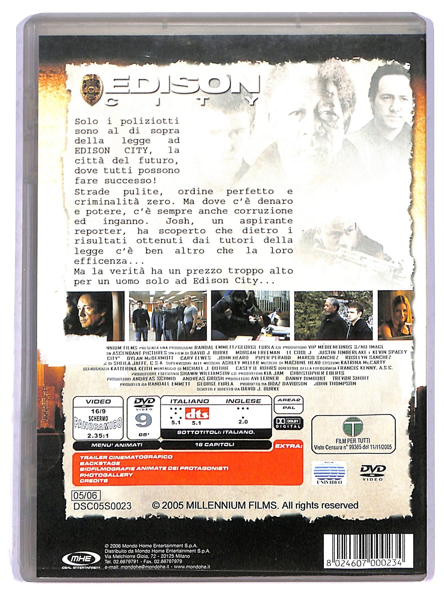 EBOND edison city DVD D801329
