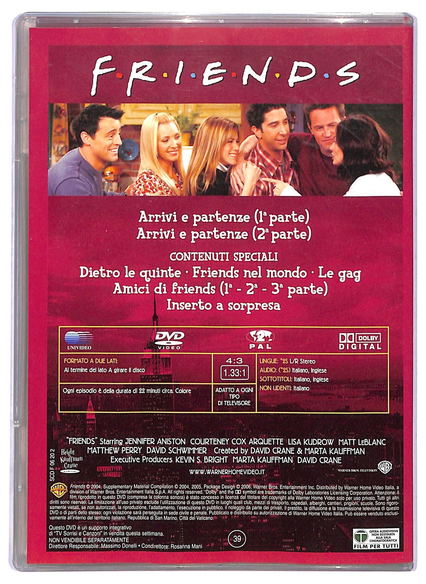 EBOND Friends stagione 10 episodi 17 - 18 EDITORIALE DVD D801353