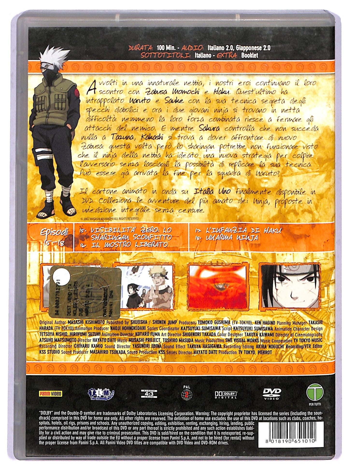 EBOND Naruto Volume 04 Episodi 15 - 18 DVD D801463
