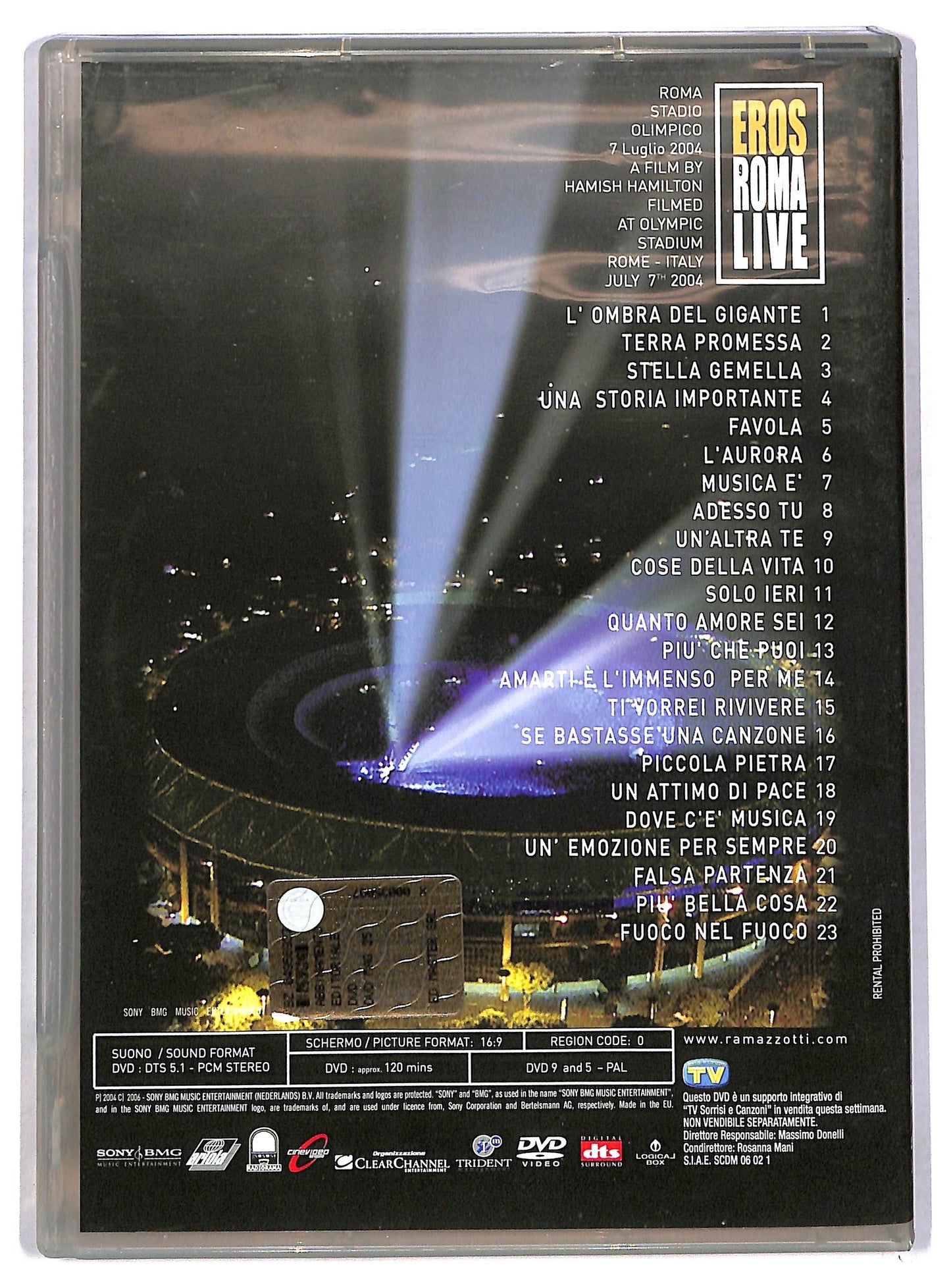 EBOND Eros Ramazzotti – Eros Roma Live DVD D801532
