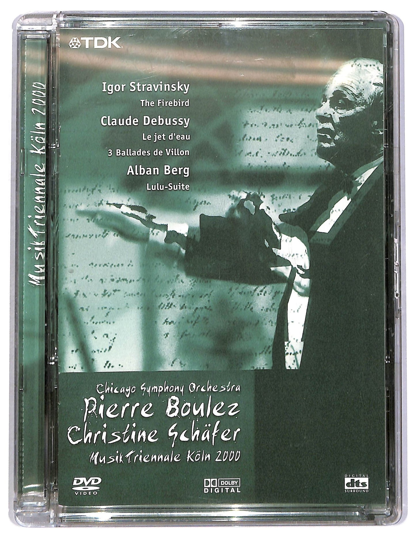 EBOND Pierre boulez christine schafer musik triennale koln 2000 DVD D801537