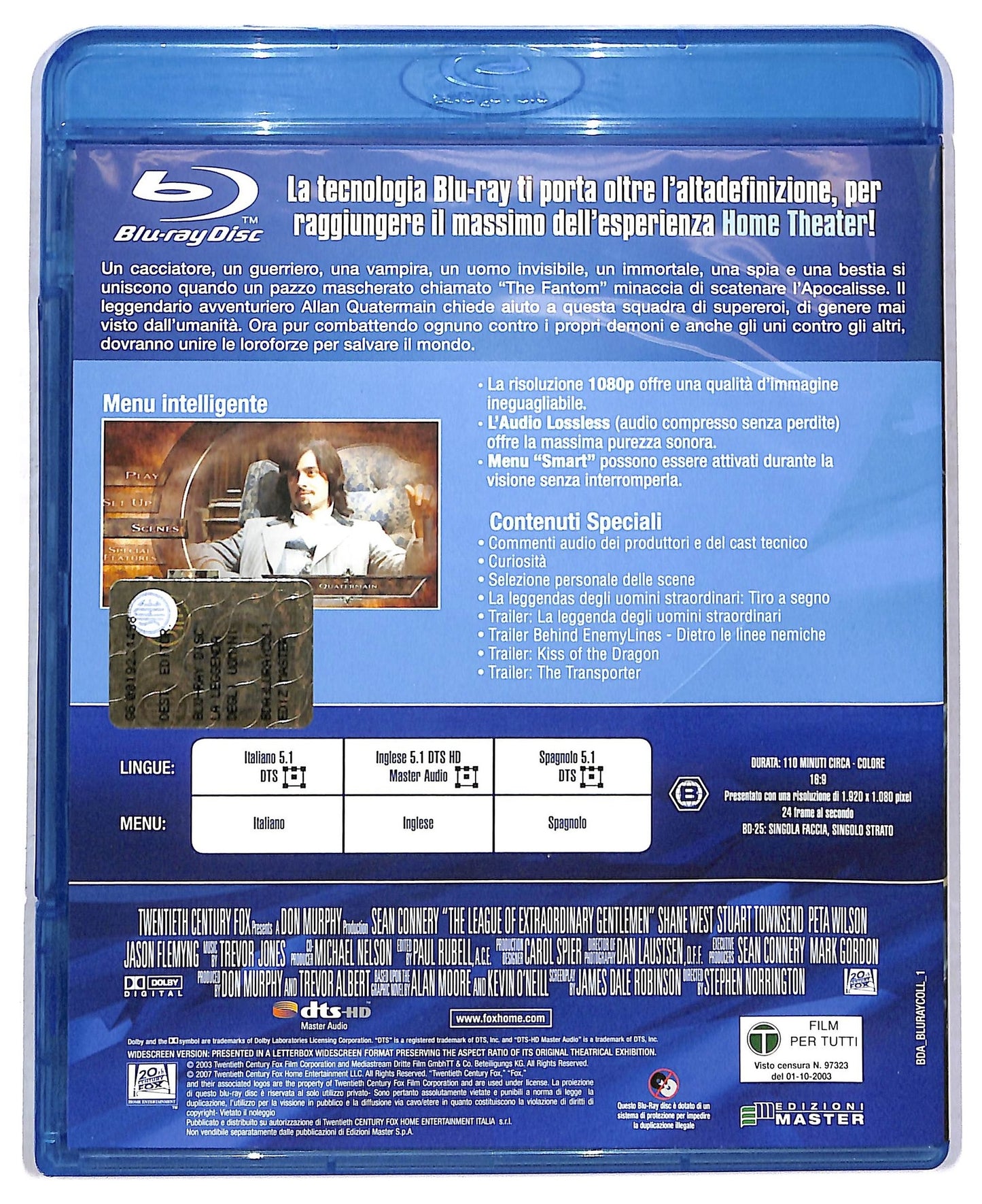EBOND La Leggenda degli uomini Straordinari EDITORIALE BLURAY D801542