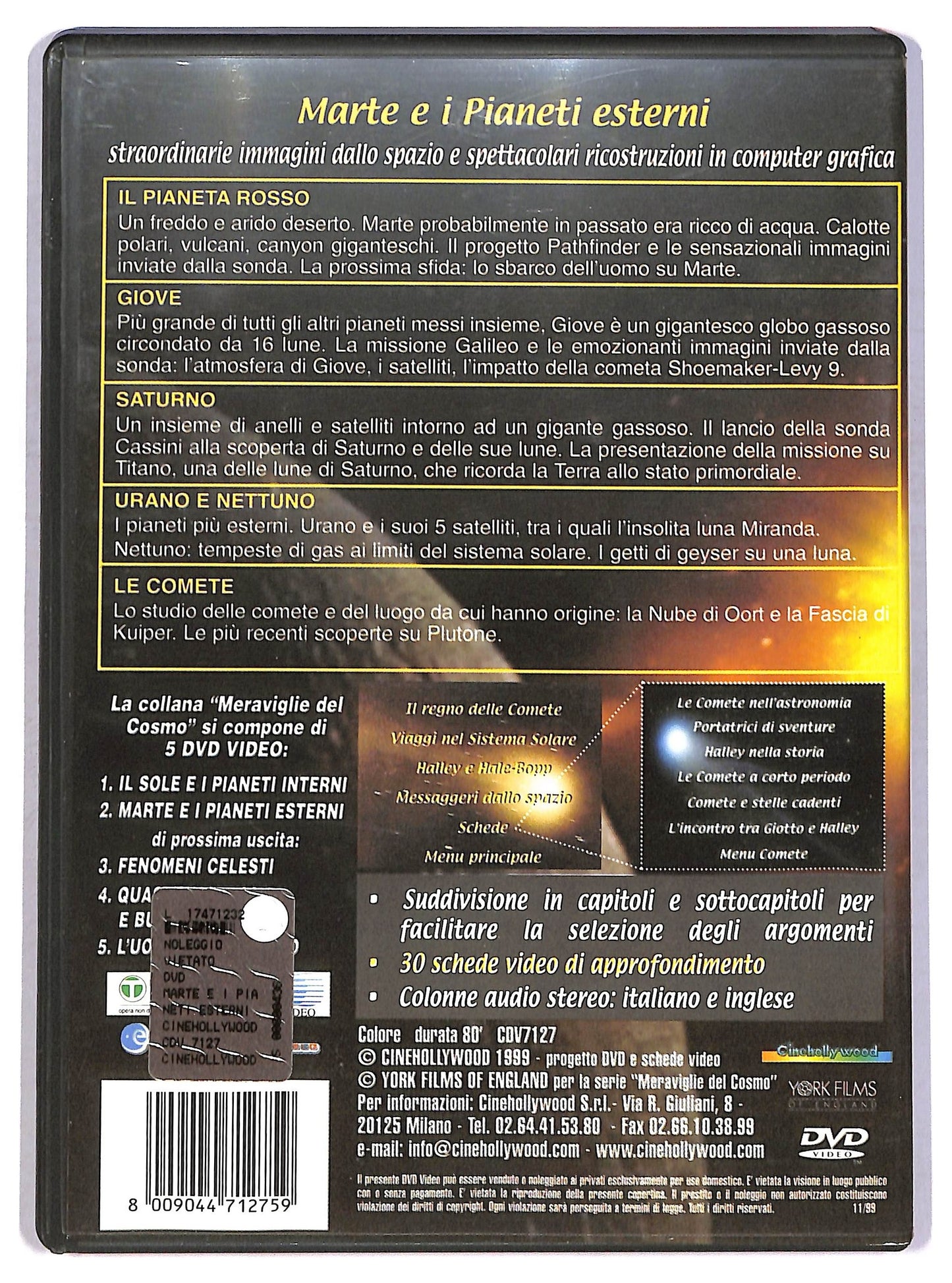 EBOND Meraviglie del Cosmo - Marte e i Pianeti esterni volume 2 DVD D801615