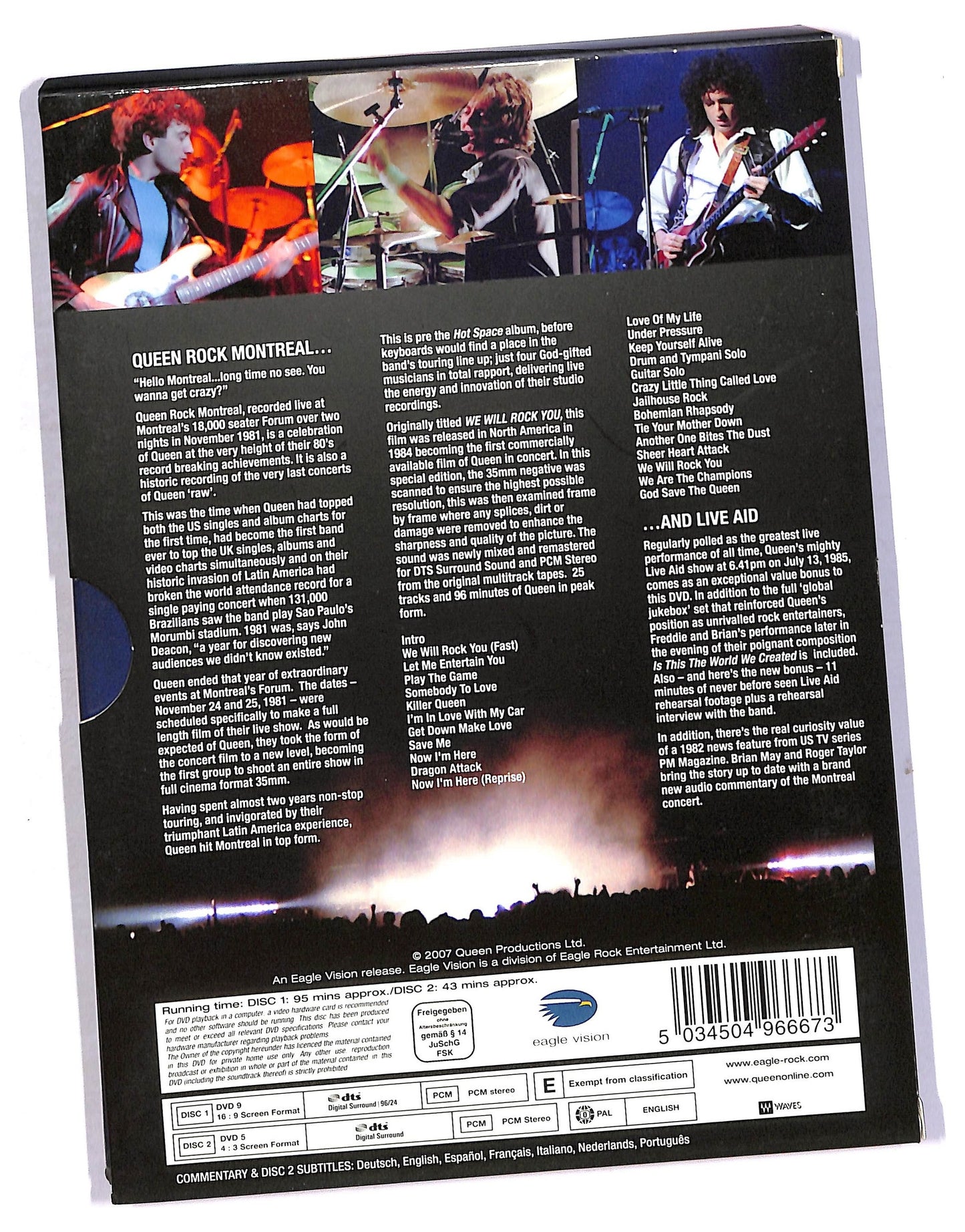 EBOND Rock Montreal And Live Aid DVD D801620