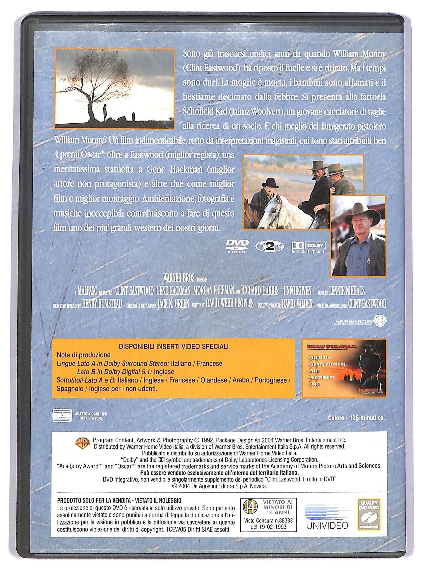 EBOND Clint Eastwood il mito in dvd - Gli Spietati EDITORIALE D801623