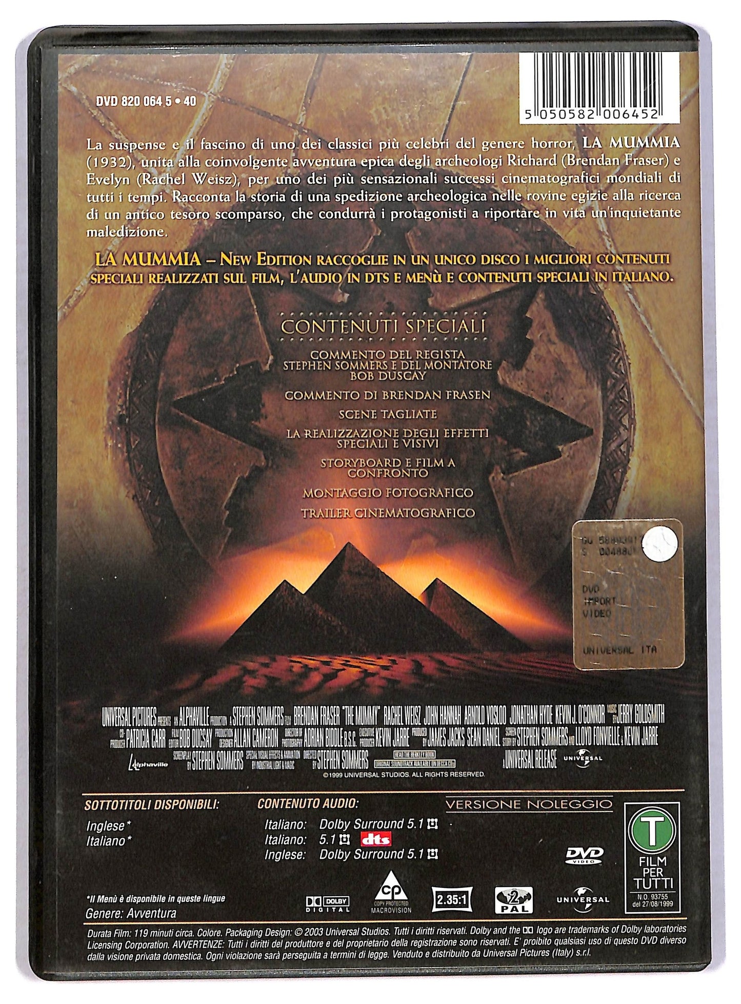 EBOND La mummia NOLEGGIO DVD D801632