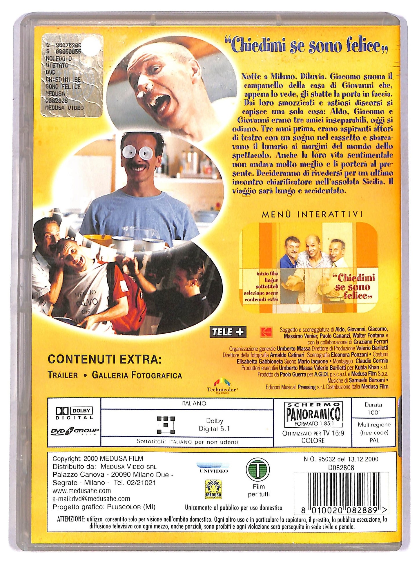 EBOND Chiedimi se sono felice DVD D801633