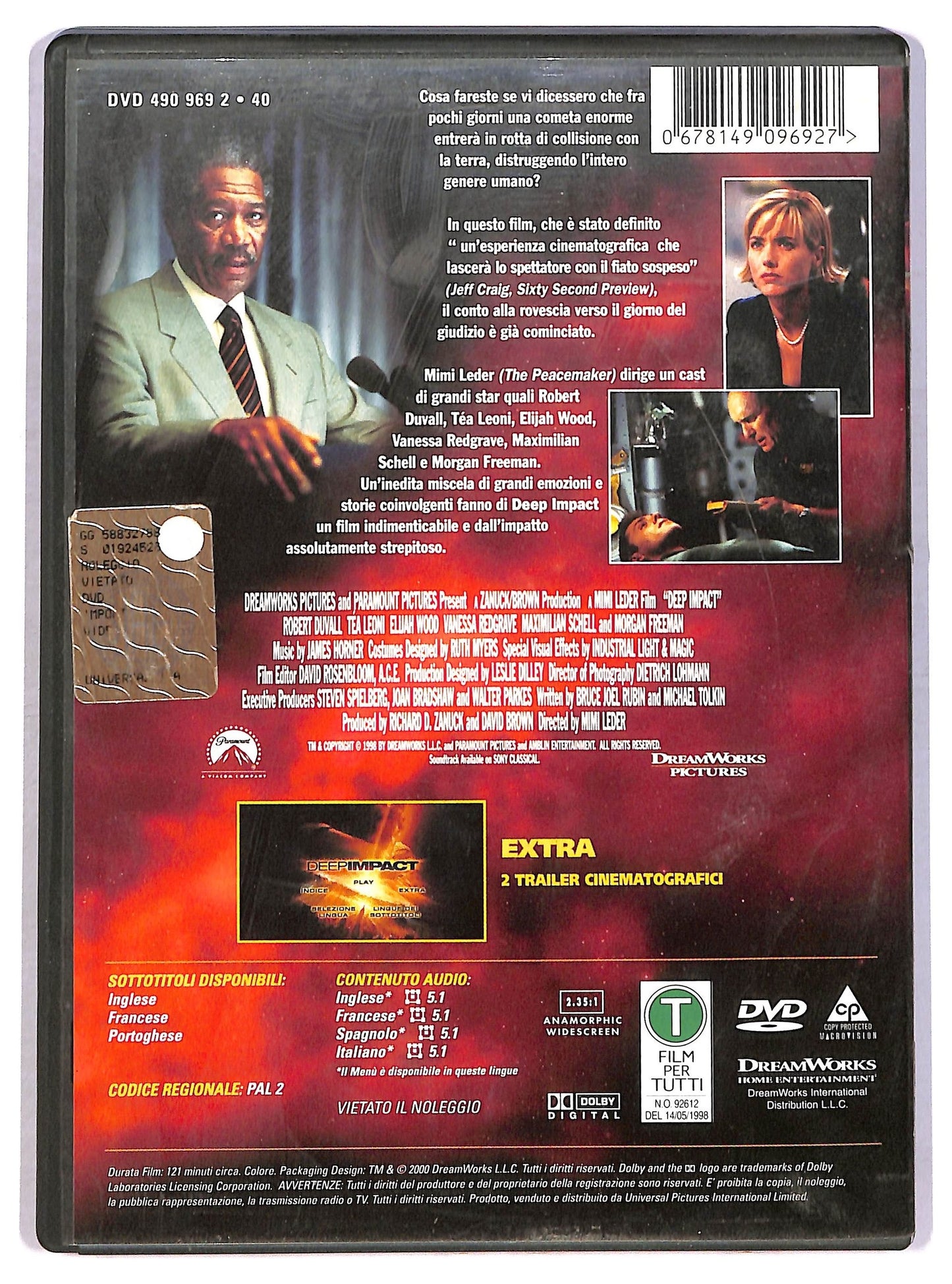 EBOND Deep Impact DVD D801653