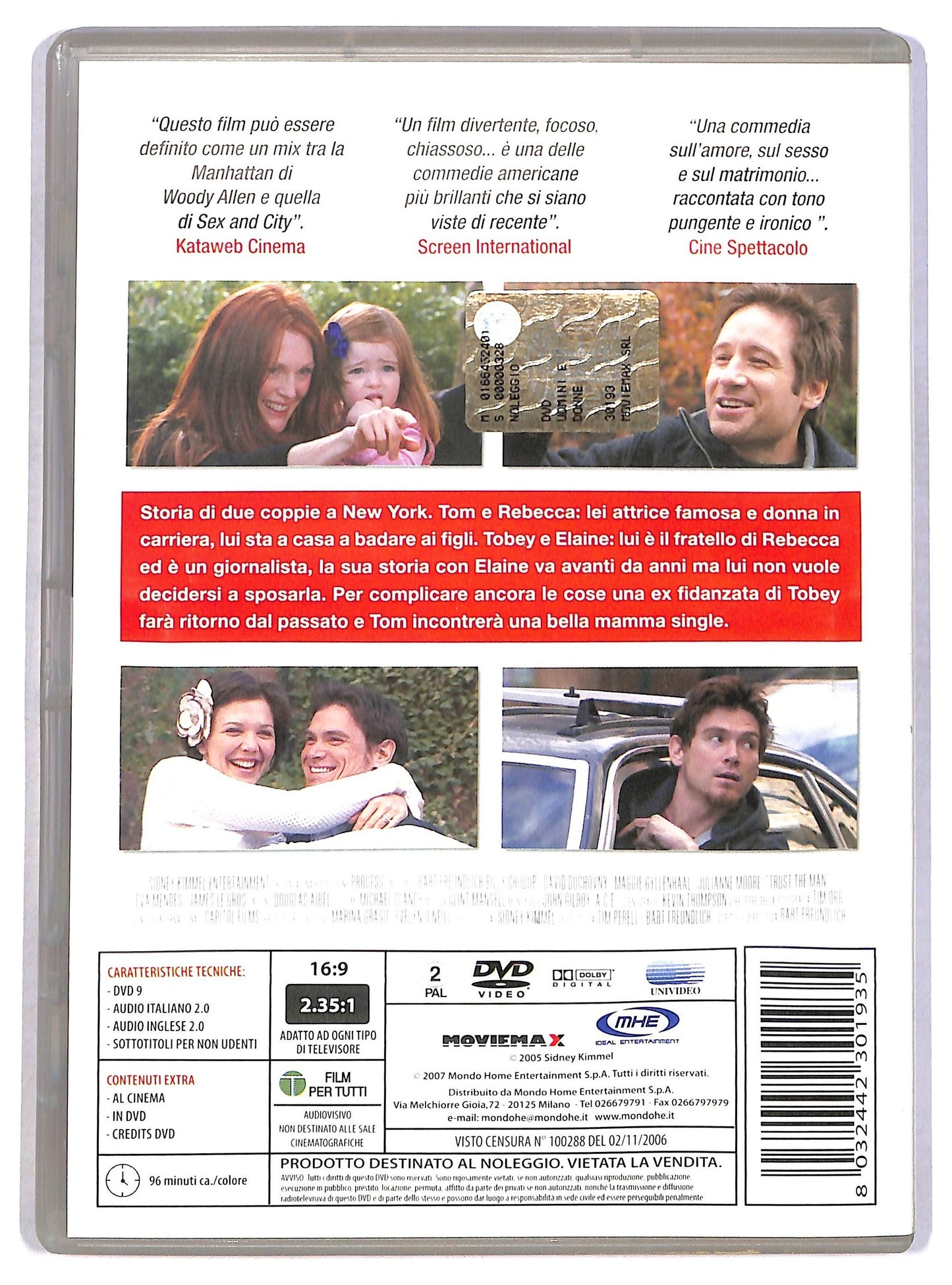 EBOND Uomini & Donne Noleggio DVD D801657