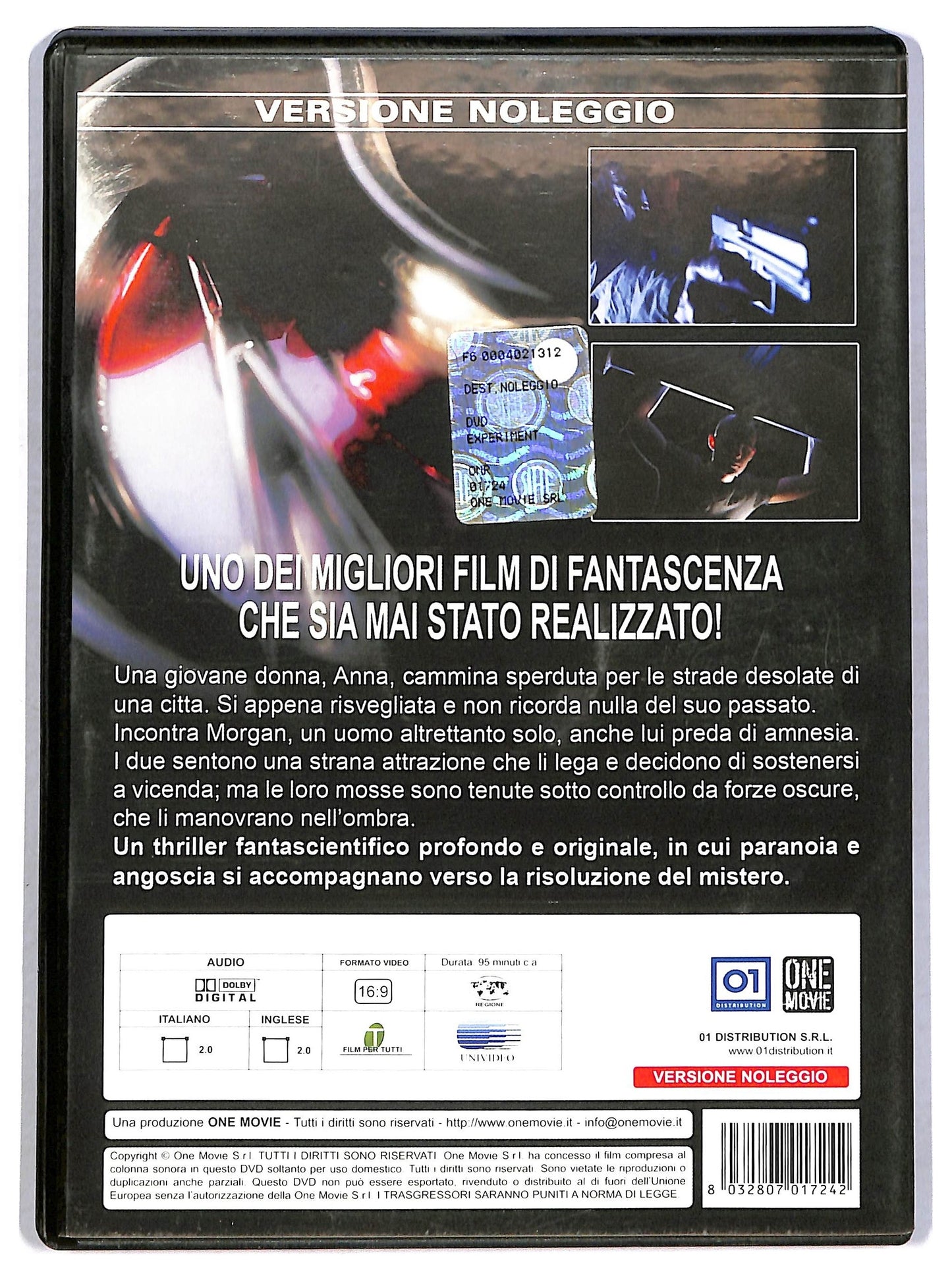 EBOND Experiment - Fuga dalla perfezione NOLEGGIO DVD D801716
