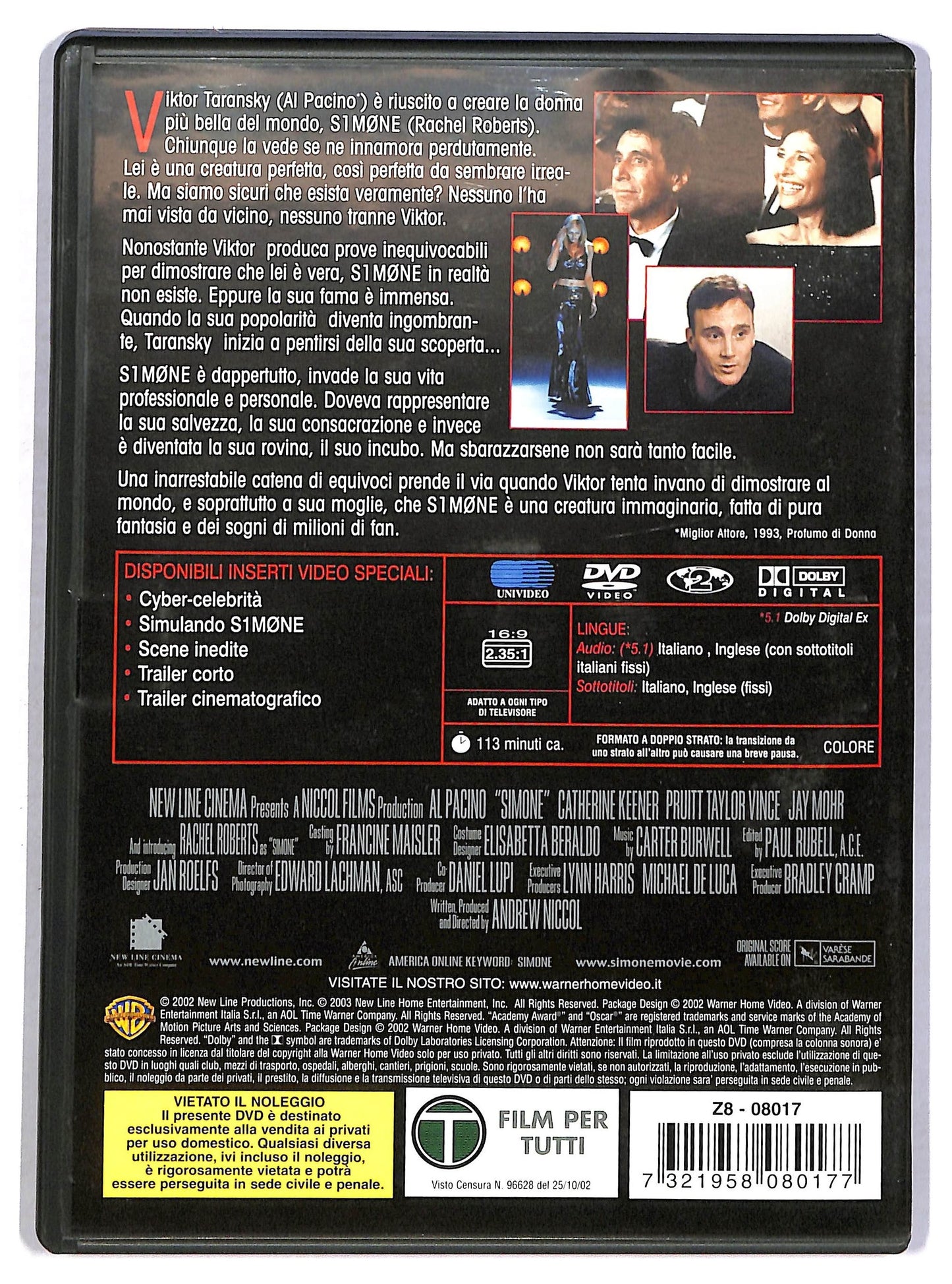 EBOND S1m0ne DVD D801757
