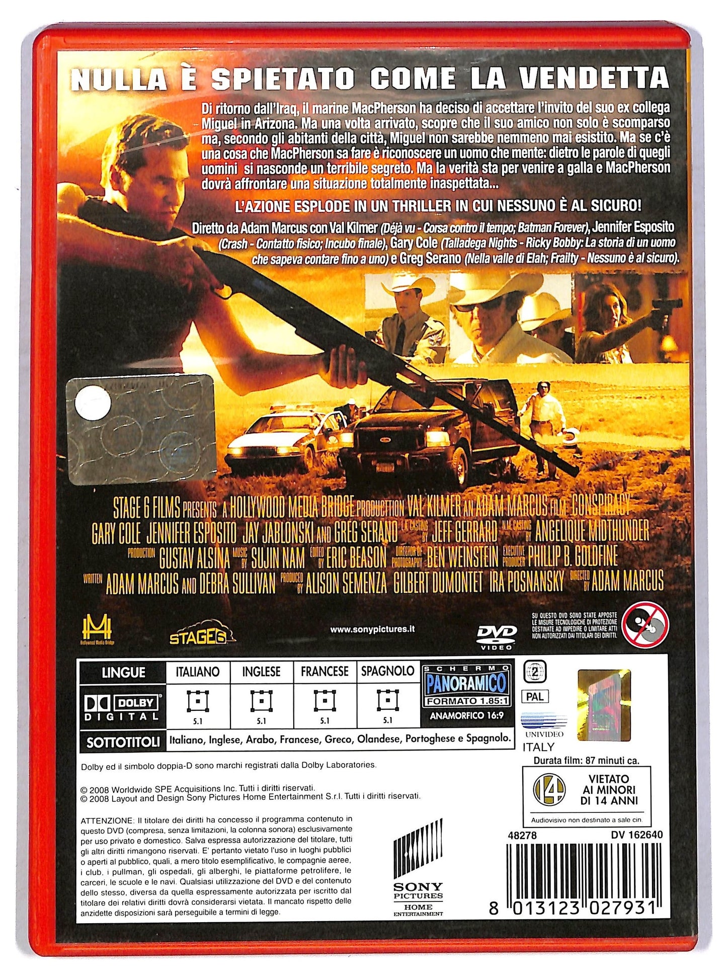 EBOND Conspiracy NOLEGGIO DVD D801759