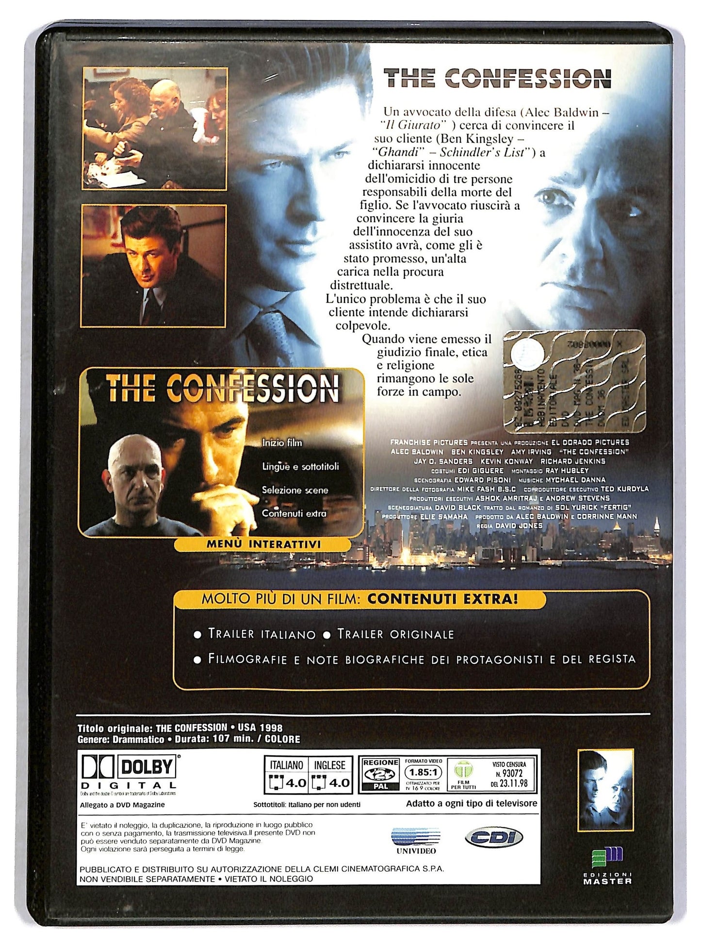 EBOND The Confession EDITORIALE DVD D801922