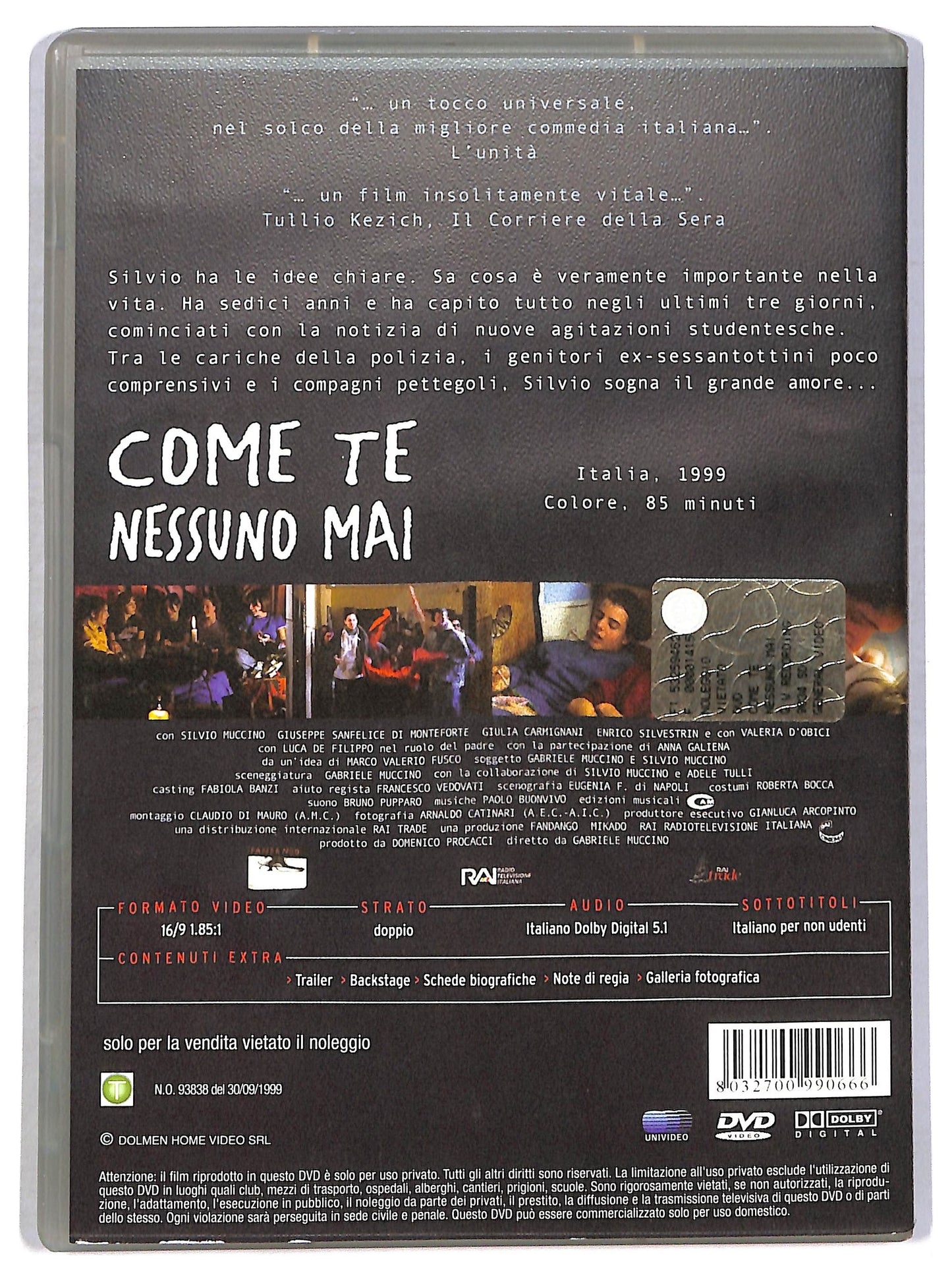 EBOND Come te nessuno mai DVD D801955