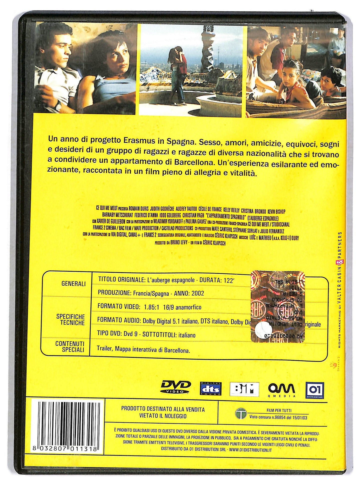 EBOND L'appartamento Spagnolo DVD D801957