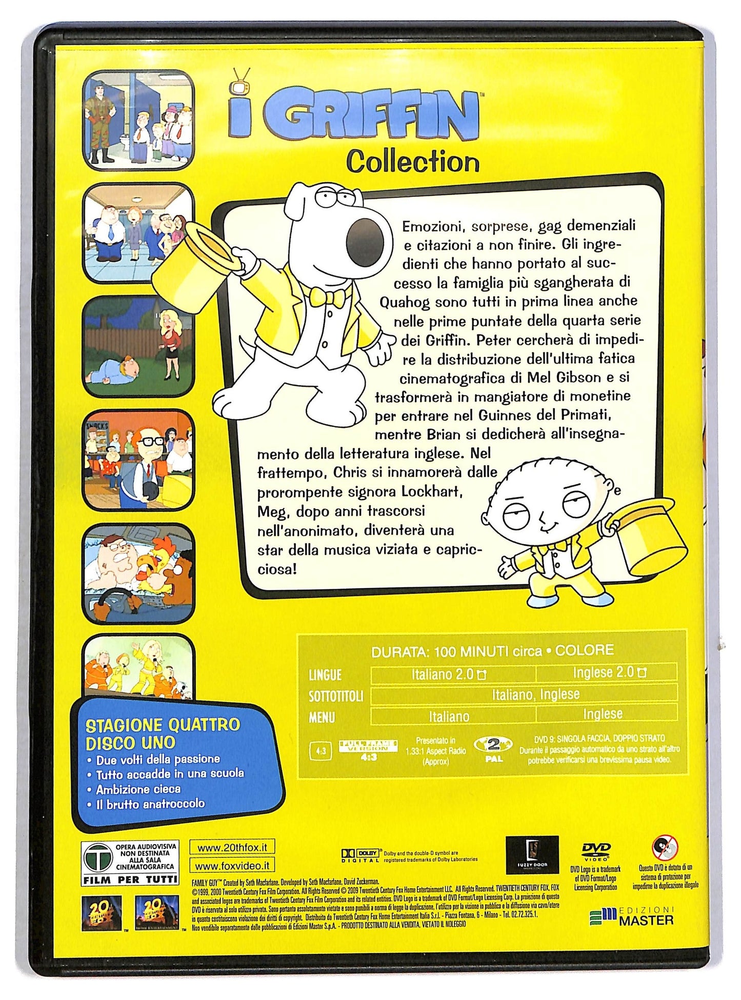 EBOND I griffin stagione quattro disco uno EDITORIALE DVD D802028
