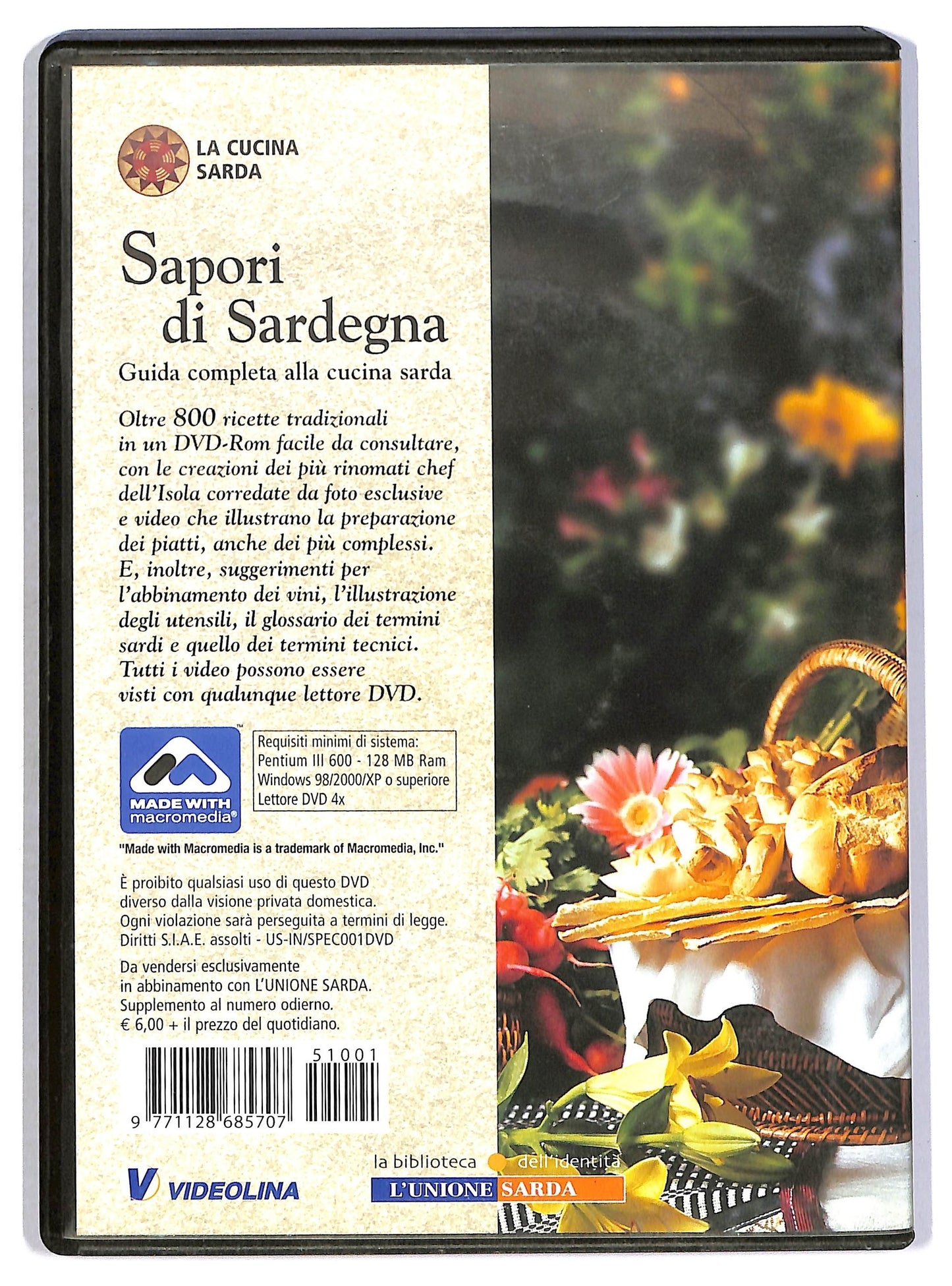 EBOND Sapori di sardegna EDITORIALE DVD D802046