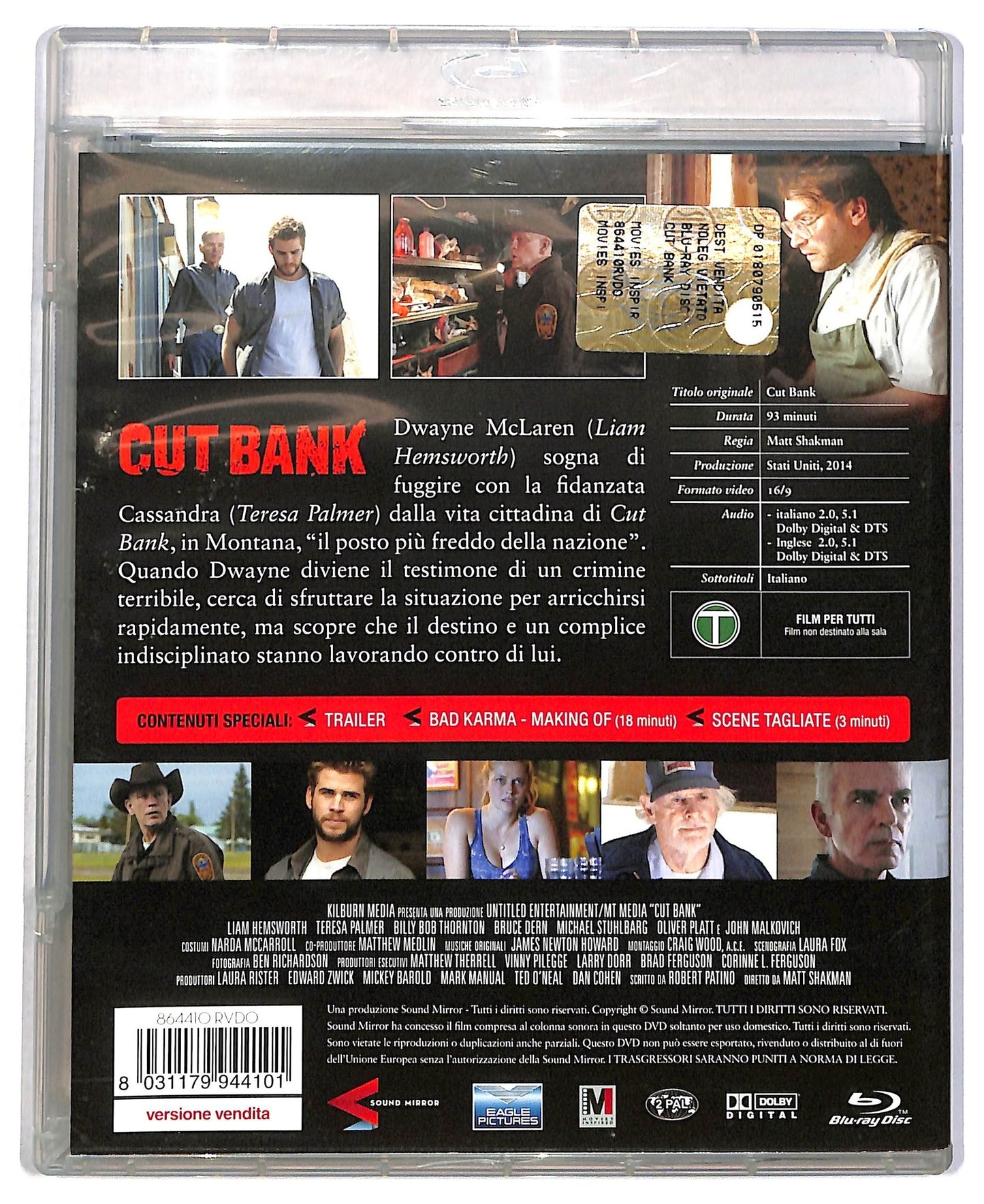 EBOND Cut bank BLURAY BLURAY D802050
