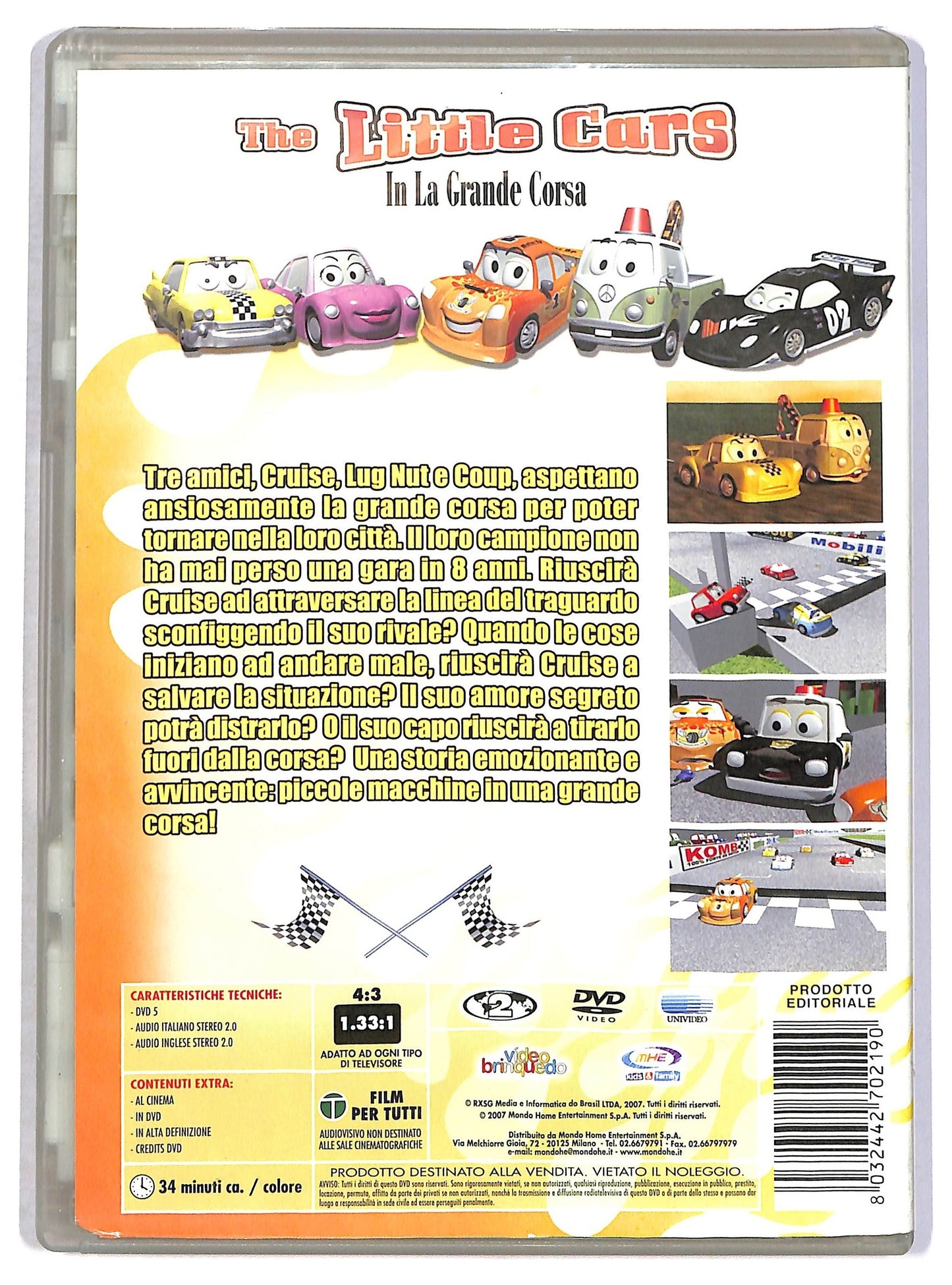 EBOND The little cars - La grande corsa EDITORIALE DVD D802121