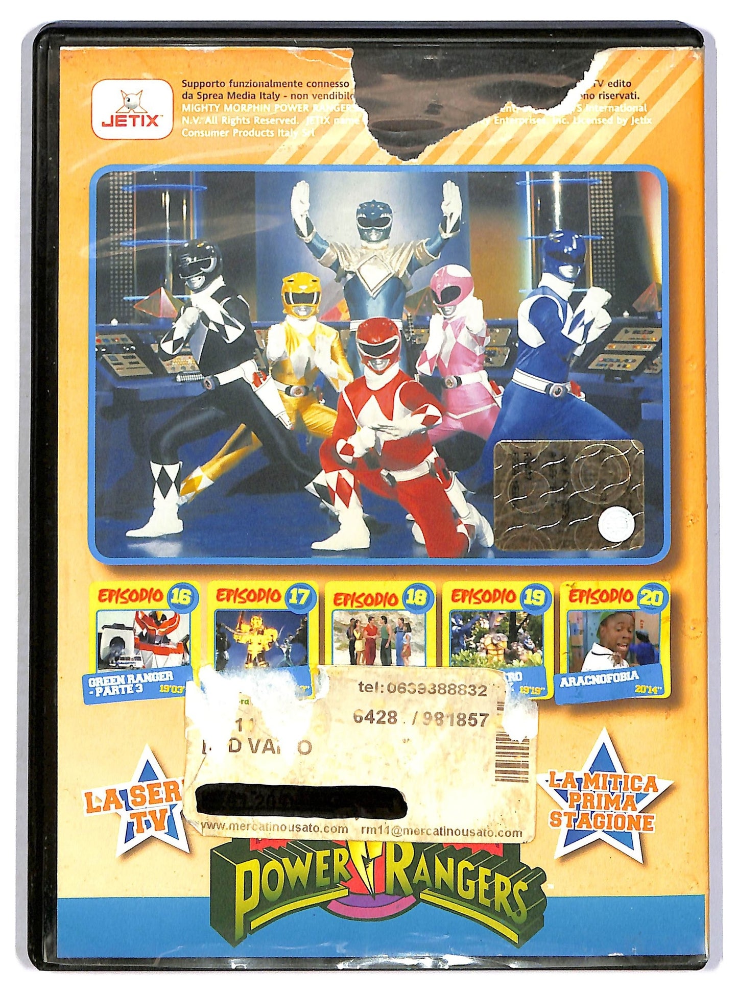EBOND Mighty morphin power rangers volume 4 EDITORIALE DVD D802124