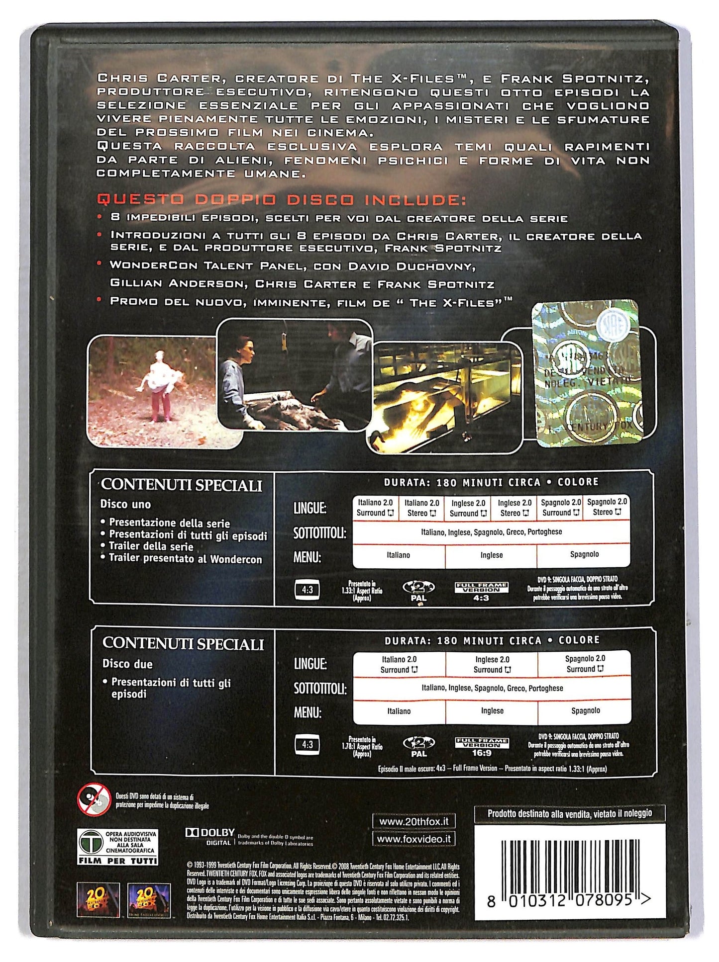 EBOND X Files Essentials (2 DVD) D802126