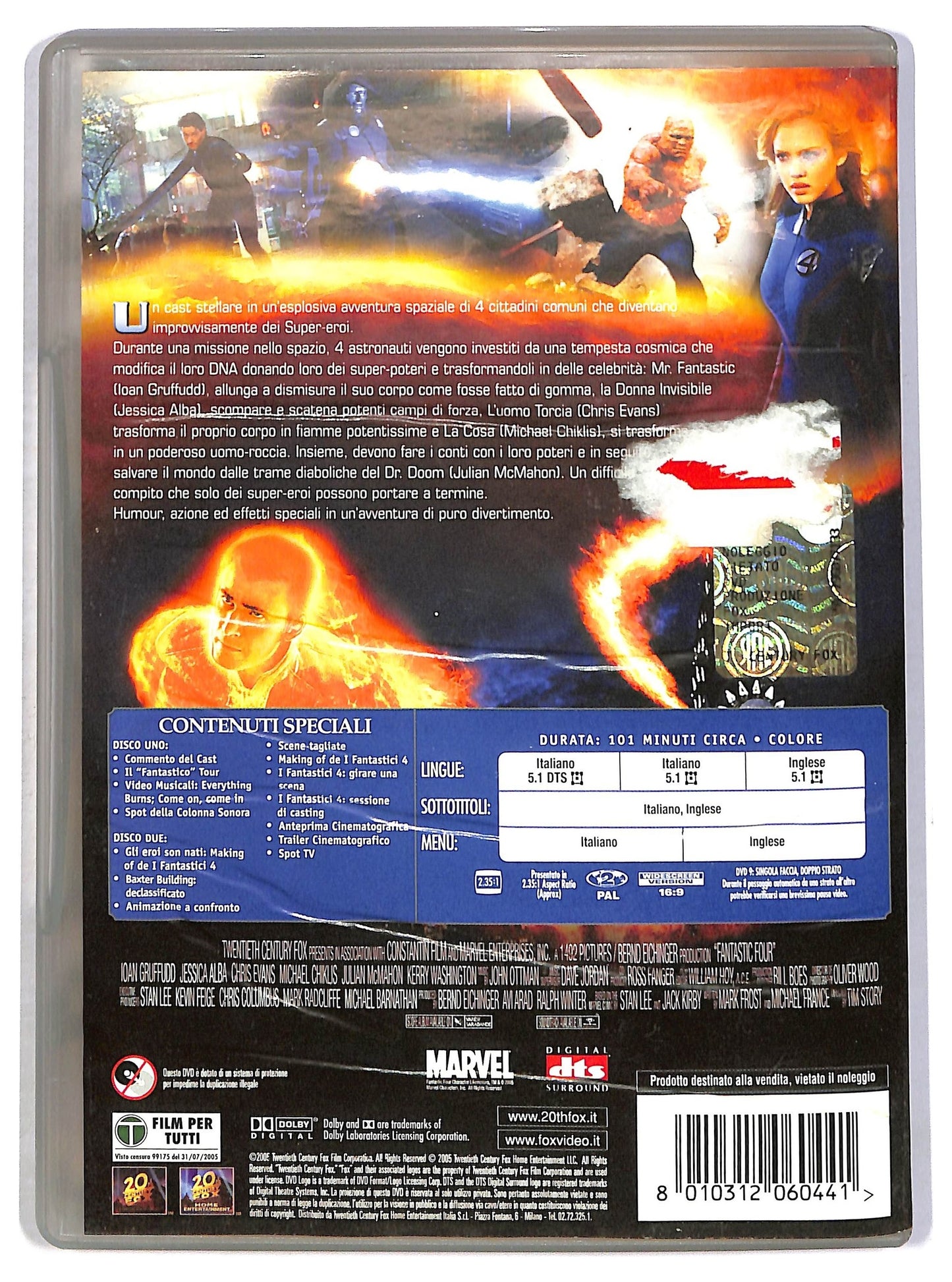 EBOND I Fantastici 4 DVD EDizione Speciale D802134