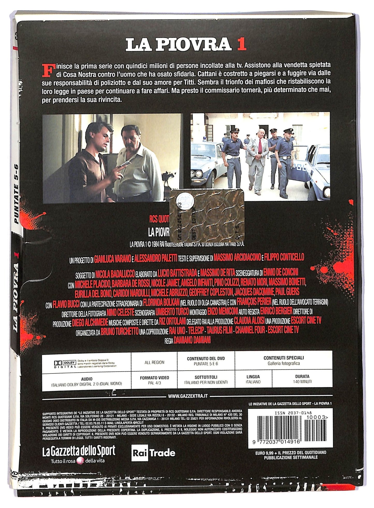 EBOND La piovra 1 - puntate 5 - 6 EDITORIALE DVD D802151