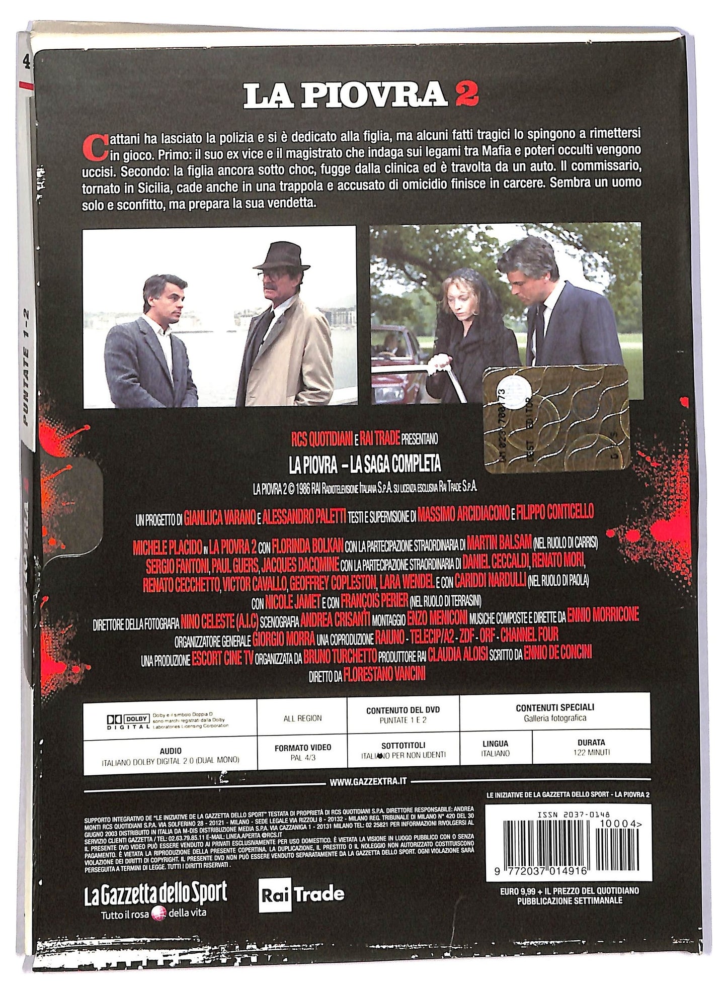 EBOND La piovra 2 puntate 1 - 2 EDITORIALE DVD D802155