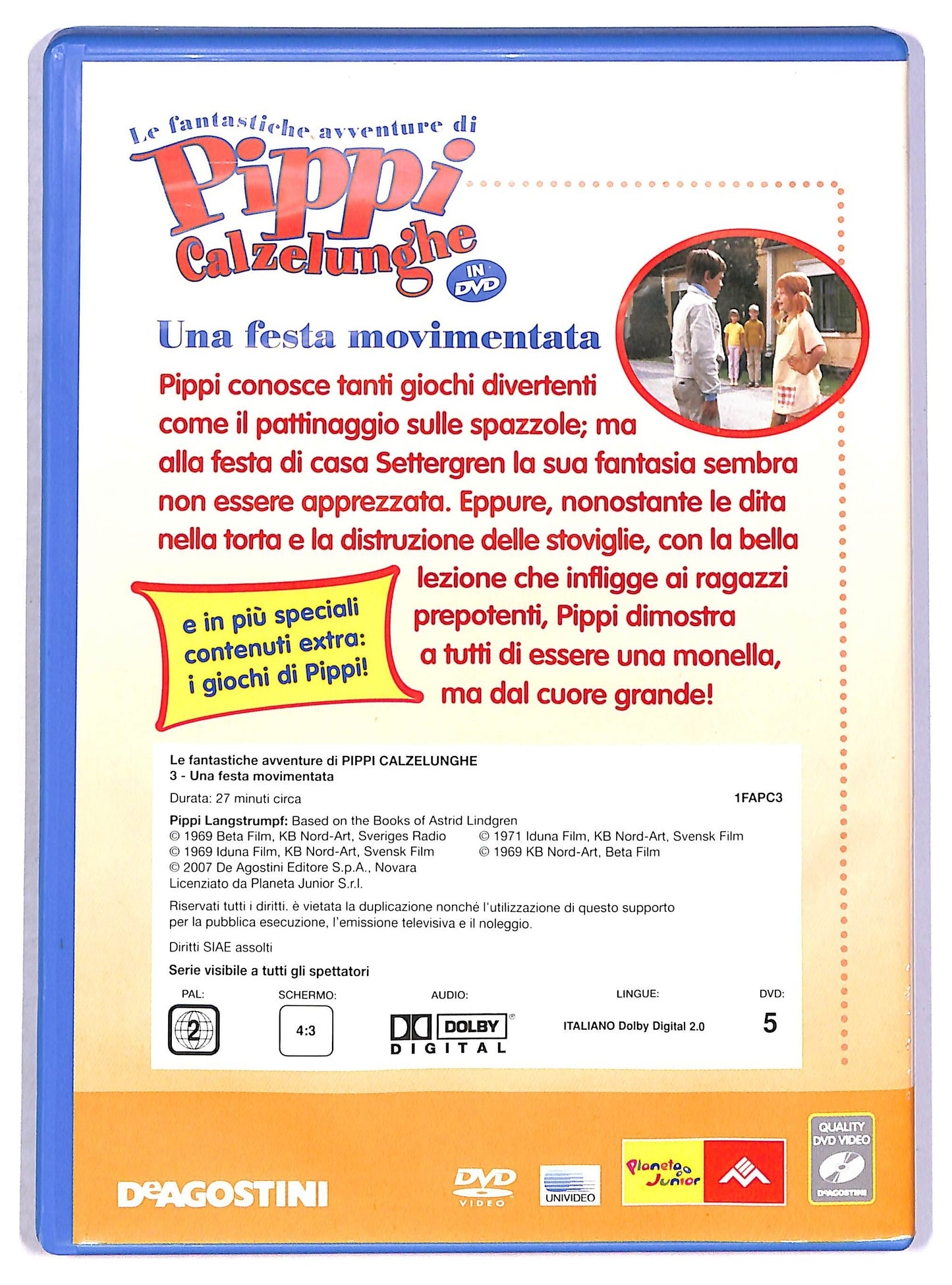 EBOND Pippi Calzelunghe Vol.3 - Una Festa Movimentata EDITORIALE DVD D802253