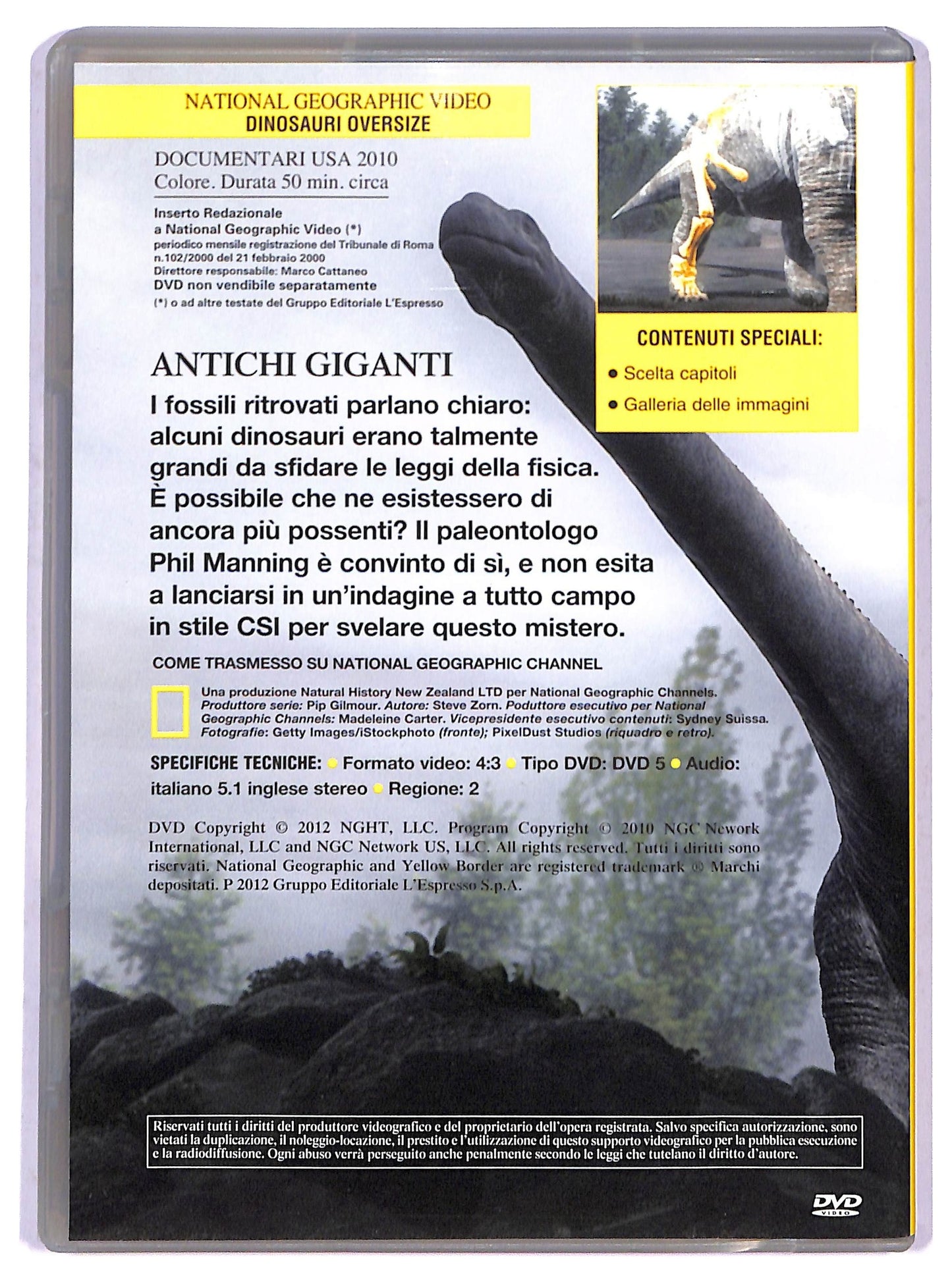 EBOND Dinosauri Oversize - National Geographic Vol.113 DVD D802311