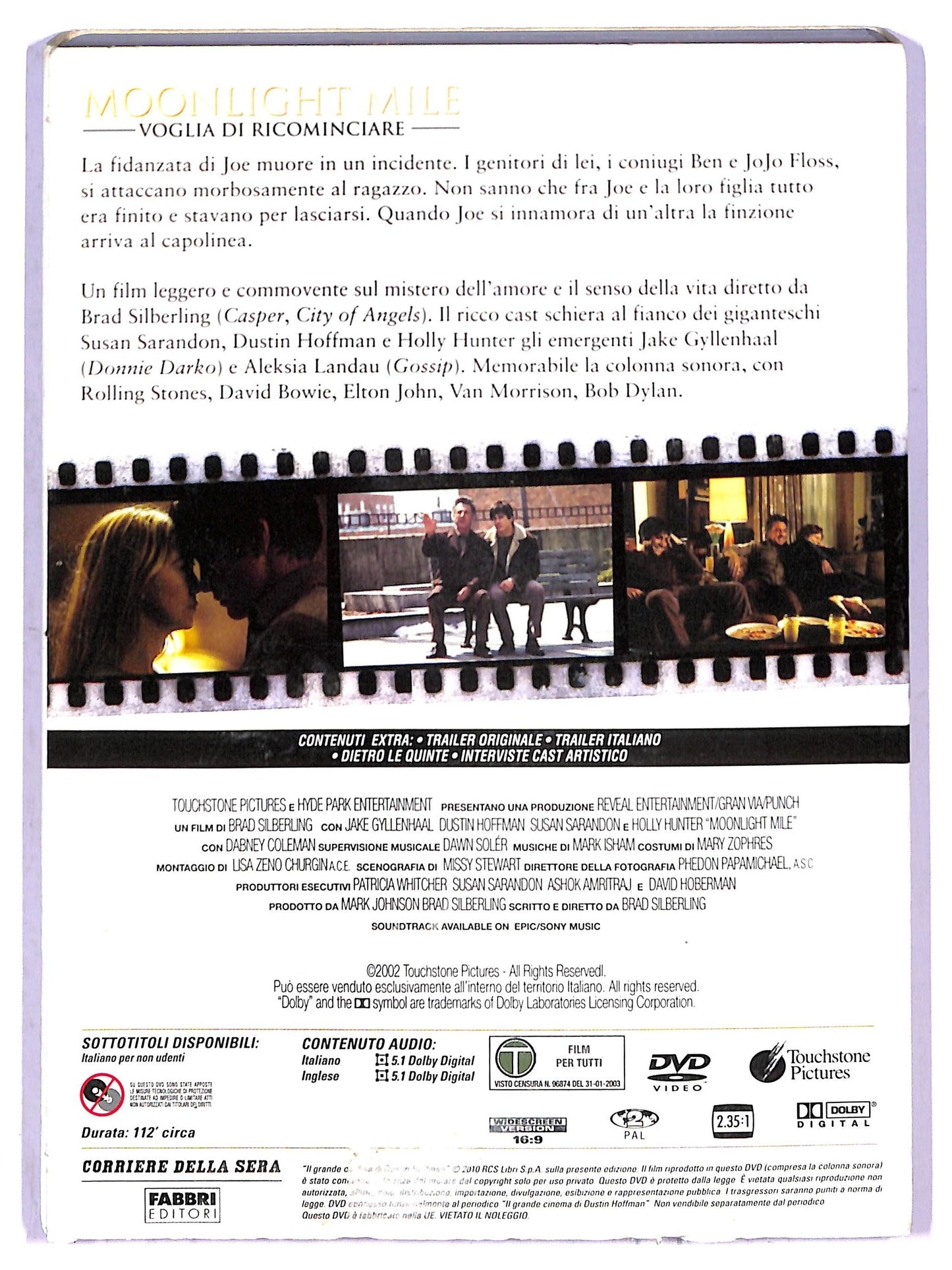 EBOND Moonlight Mile - Voglia di ricominciare EDITORIALE DVD D802343