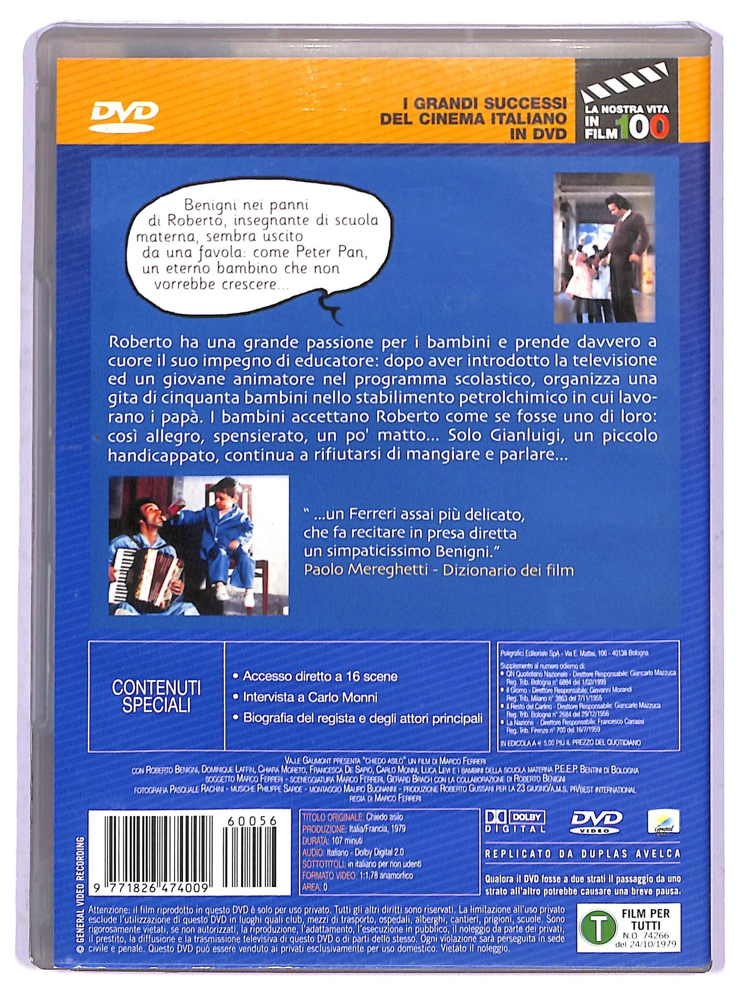 EBOND Chiedo asilo EDITORIALE DVD D802346