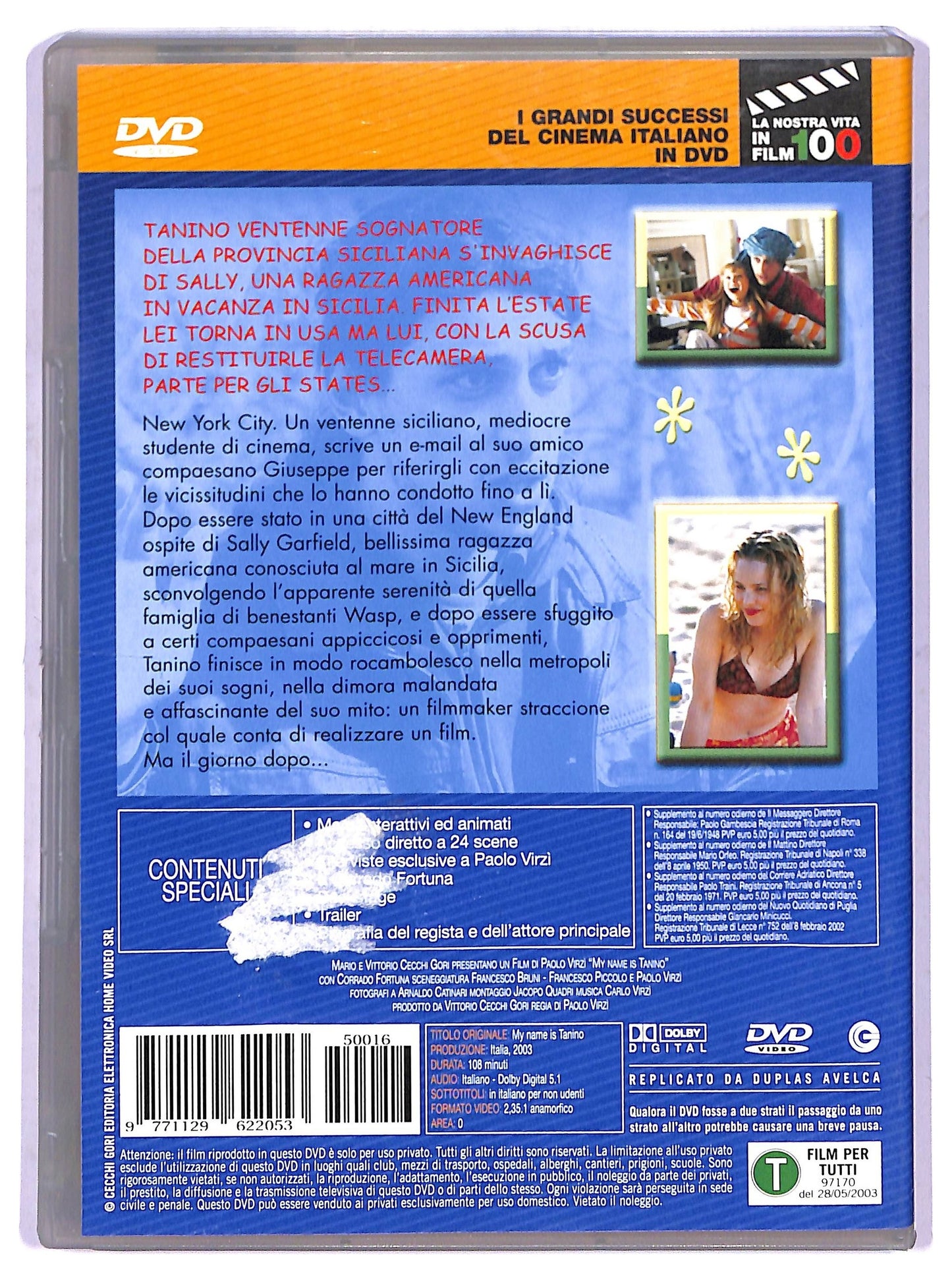 EBOND My Name is Tanino EDITORIALE DVD D802354