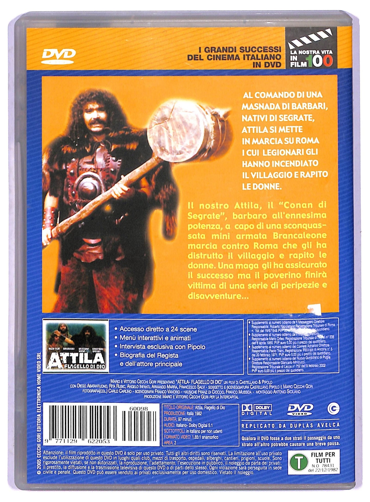 EBOND Attila Flagello Di Dio DVD Editoriale D802355