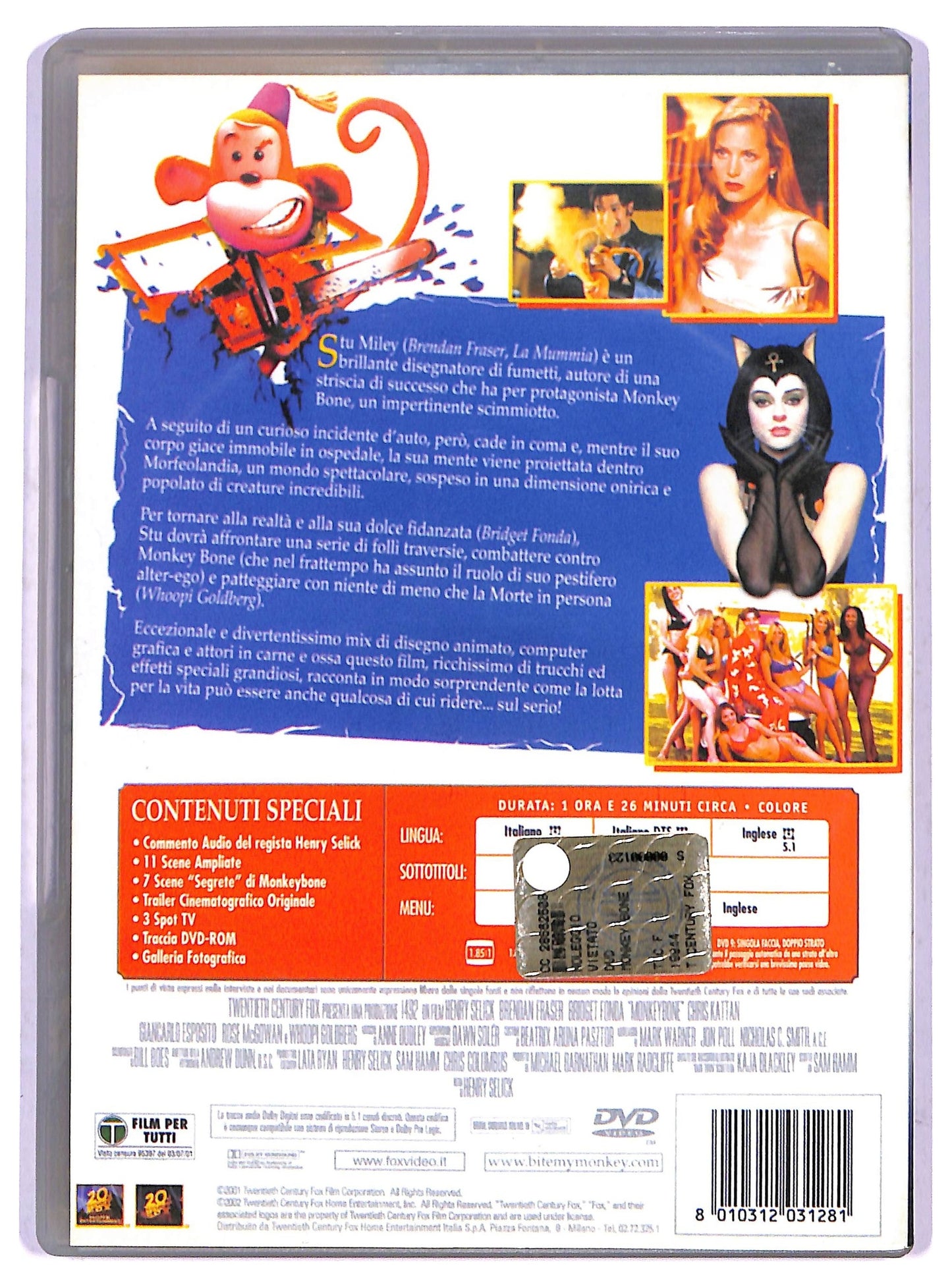 EBOND Monkeybone DVD D802361